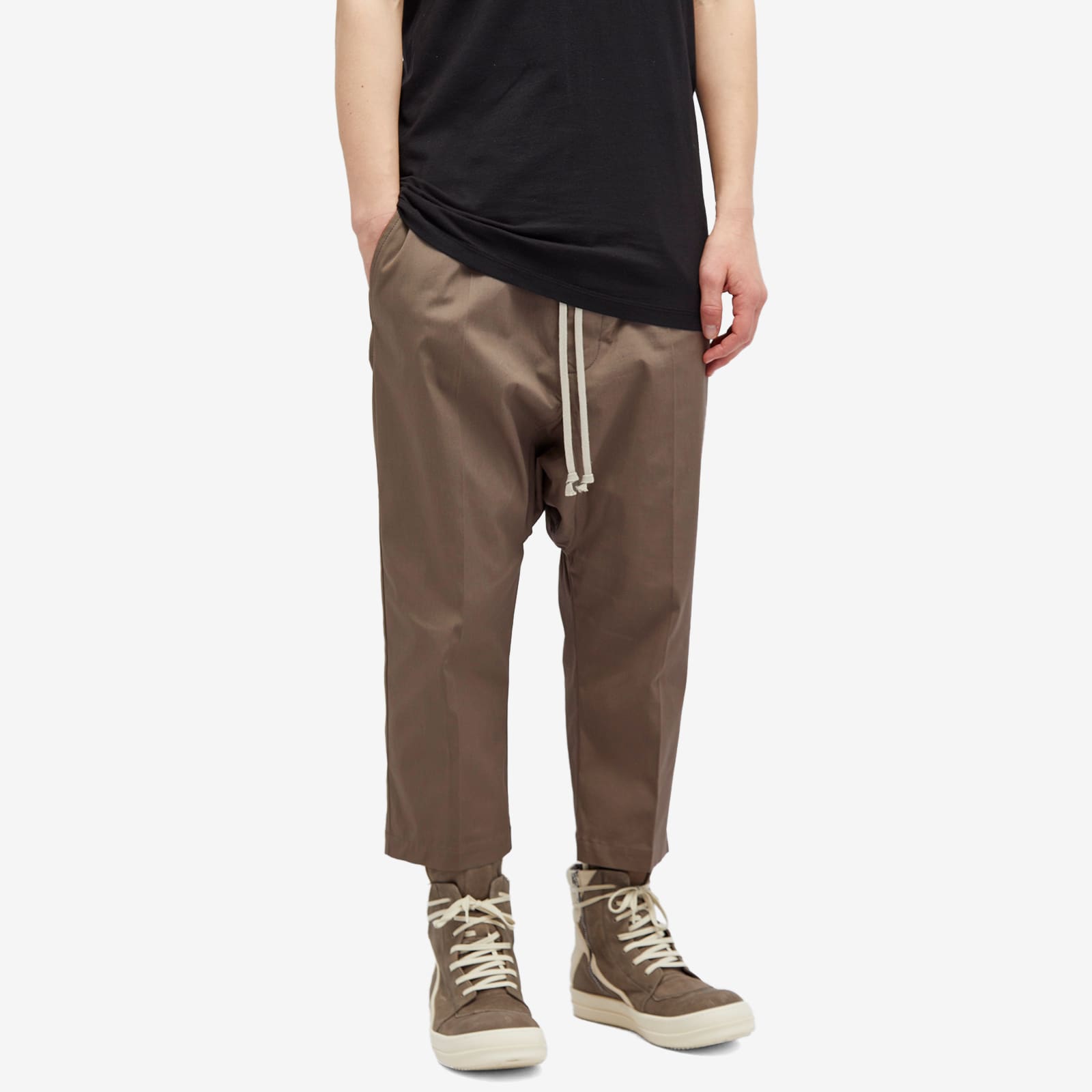 RickOwens DRAWSTRING CROPPED WOVEN サルエル RickOwens DRAWSTRING CROPPED WOVEN サルエル