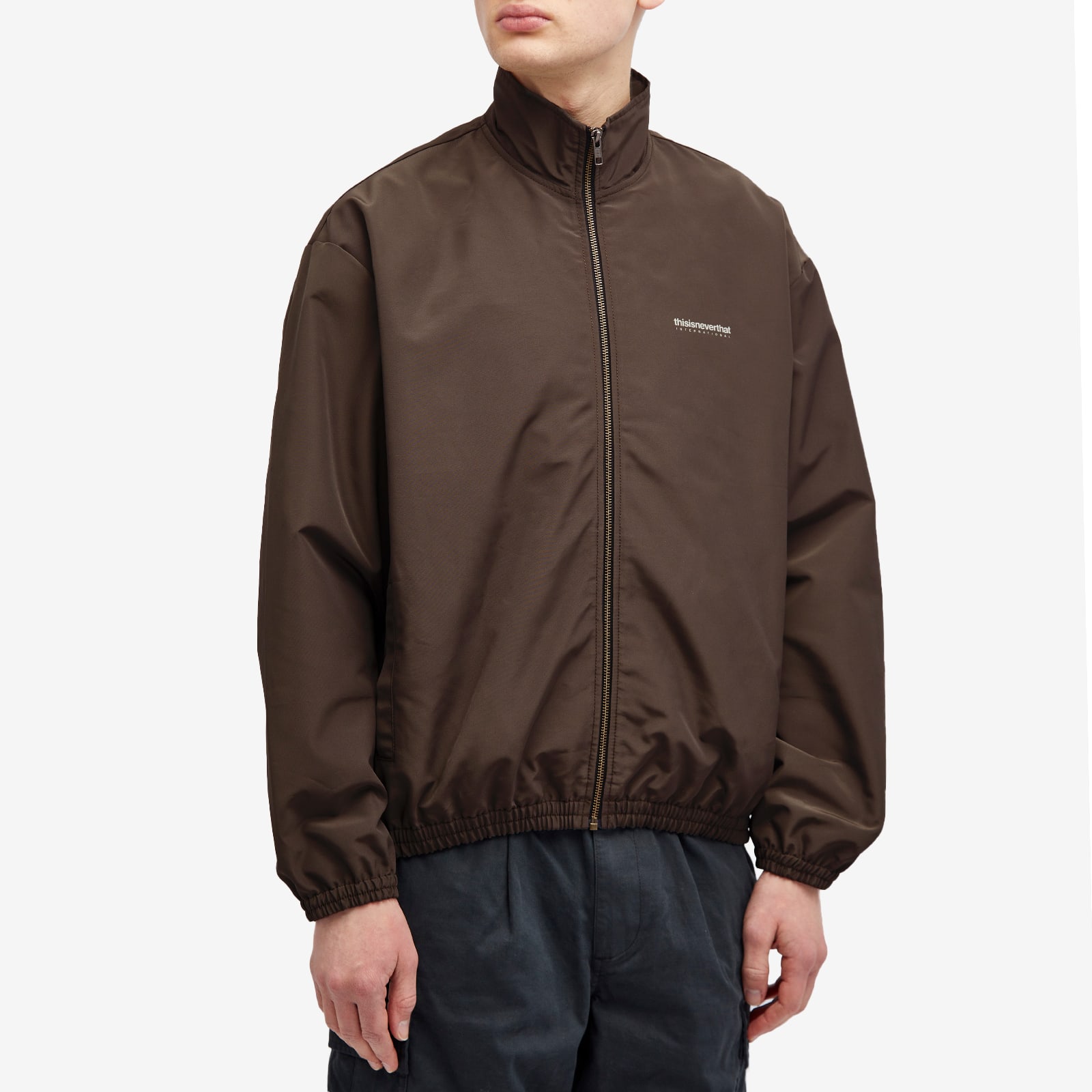 thisisneverthat Men's INTL. Team Jacket Brown - Curated Menswear