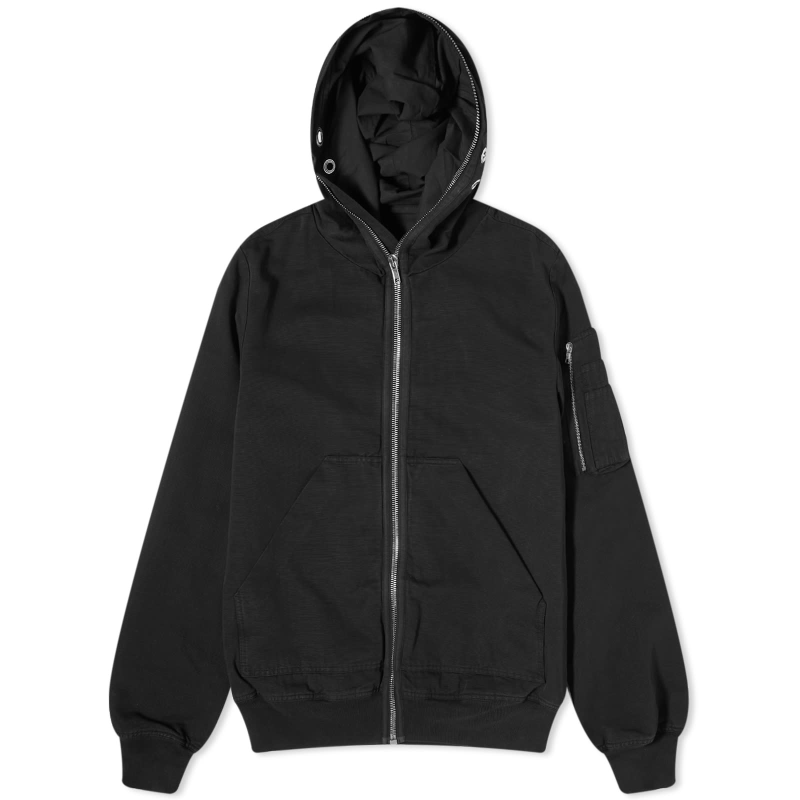 Rick Owens DRKSHDW Men's Gimp Flight Bomber Jacket Black