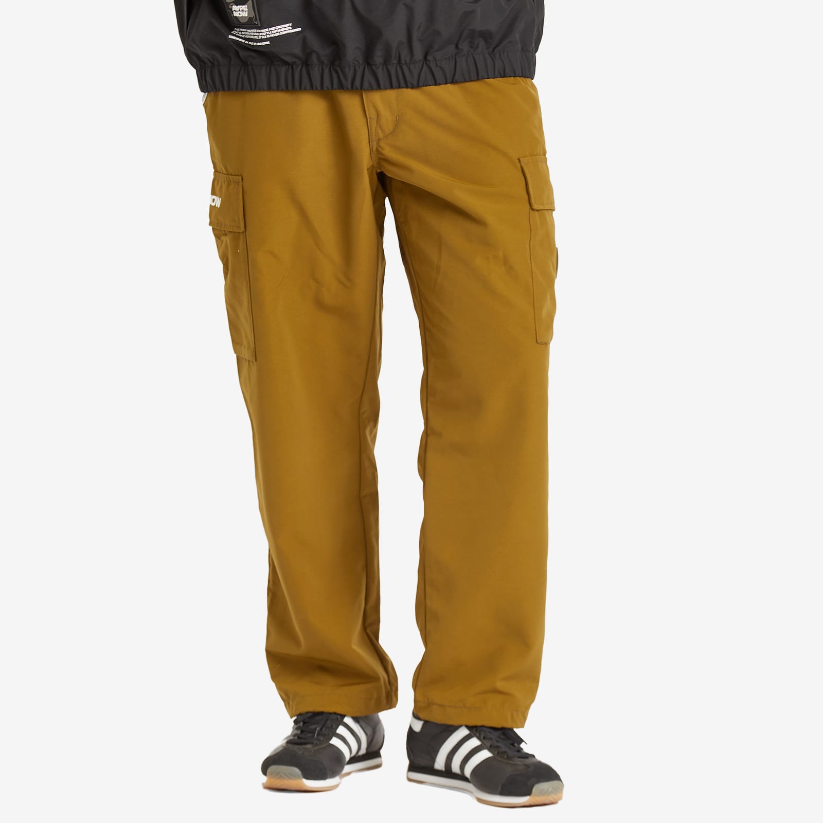 AAPE Now Loose Fit Cargo Pants Green - Curated Menswear