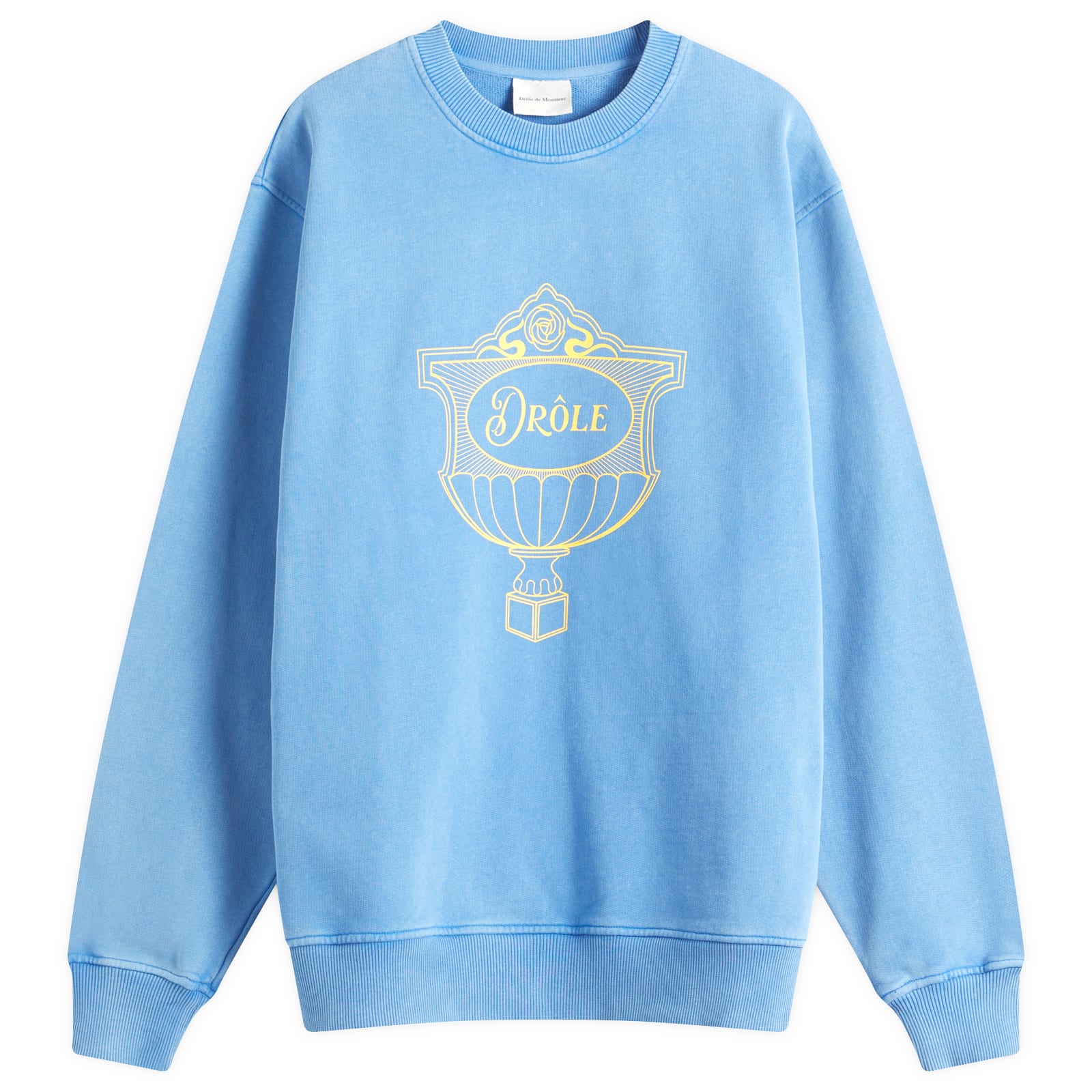 Drôle De Monsieur Men's Blue Drole Cup Sweatshirt