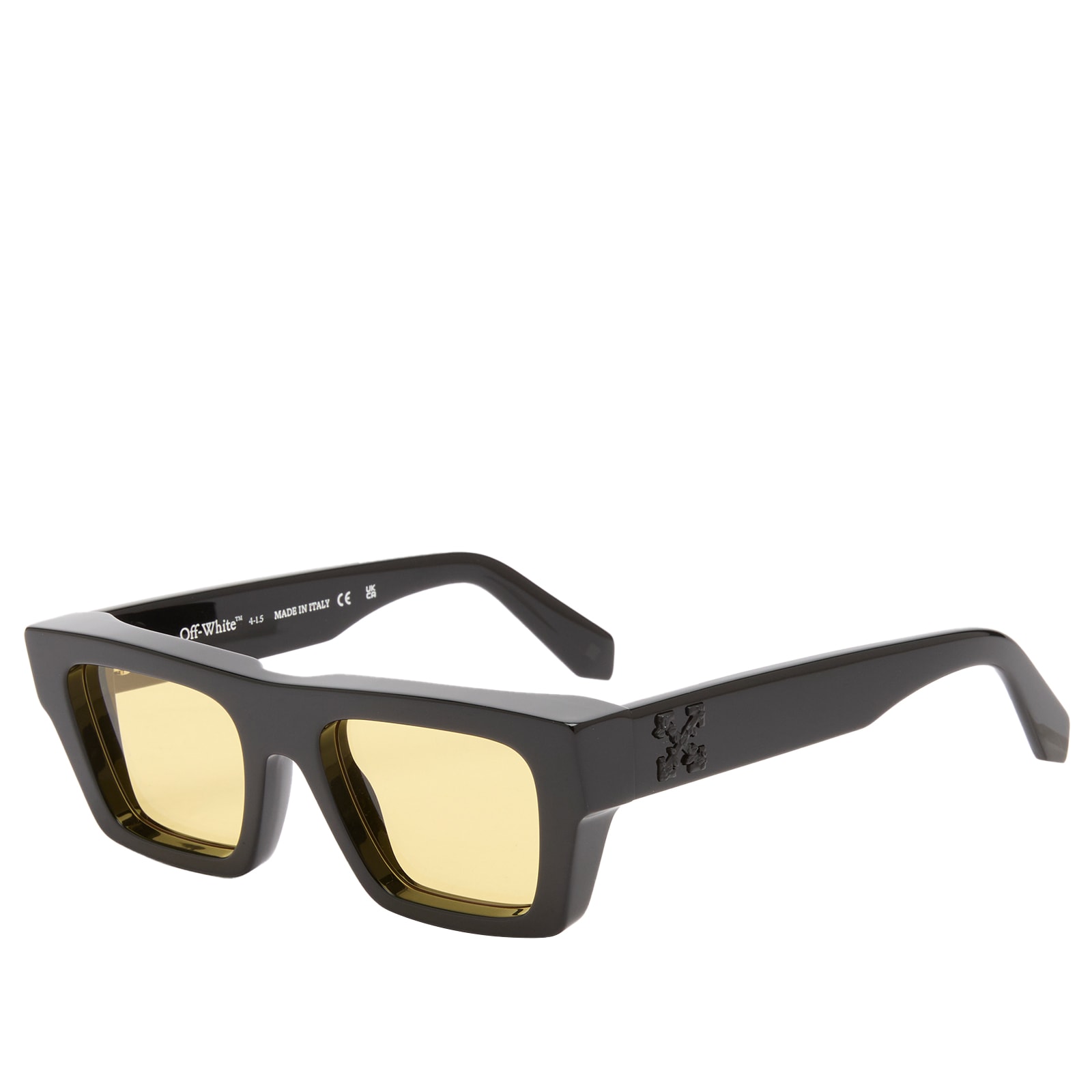 Off-White Oregon Sunglasses Black & Yellow | END. (US)