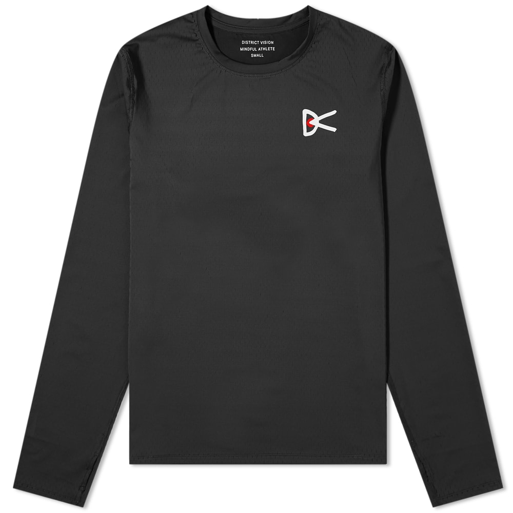 District Vision Long Sleeve Air Wear T-Shirt Black | END. (US)