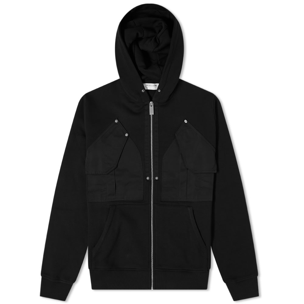 1017 Alyx 9SM Double Zip Pocket Hoodie Black | END. (AU)