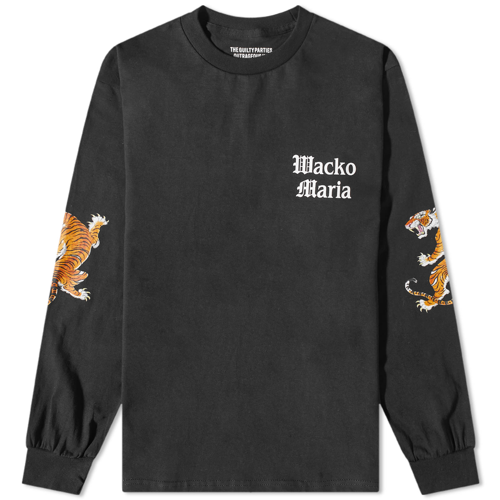 Wacko Maria Tim Lehi Type 1 Long Sleeve Crew Tee Black | END