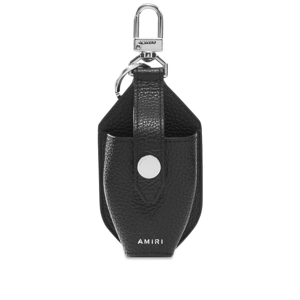 AMIRI Leather Hand Sanitizer Holder Black END. (US)
