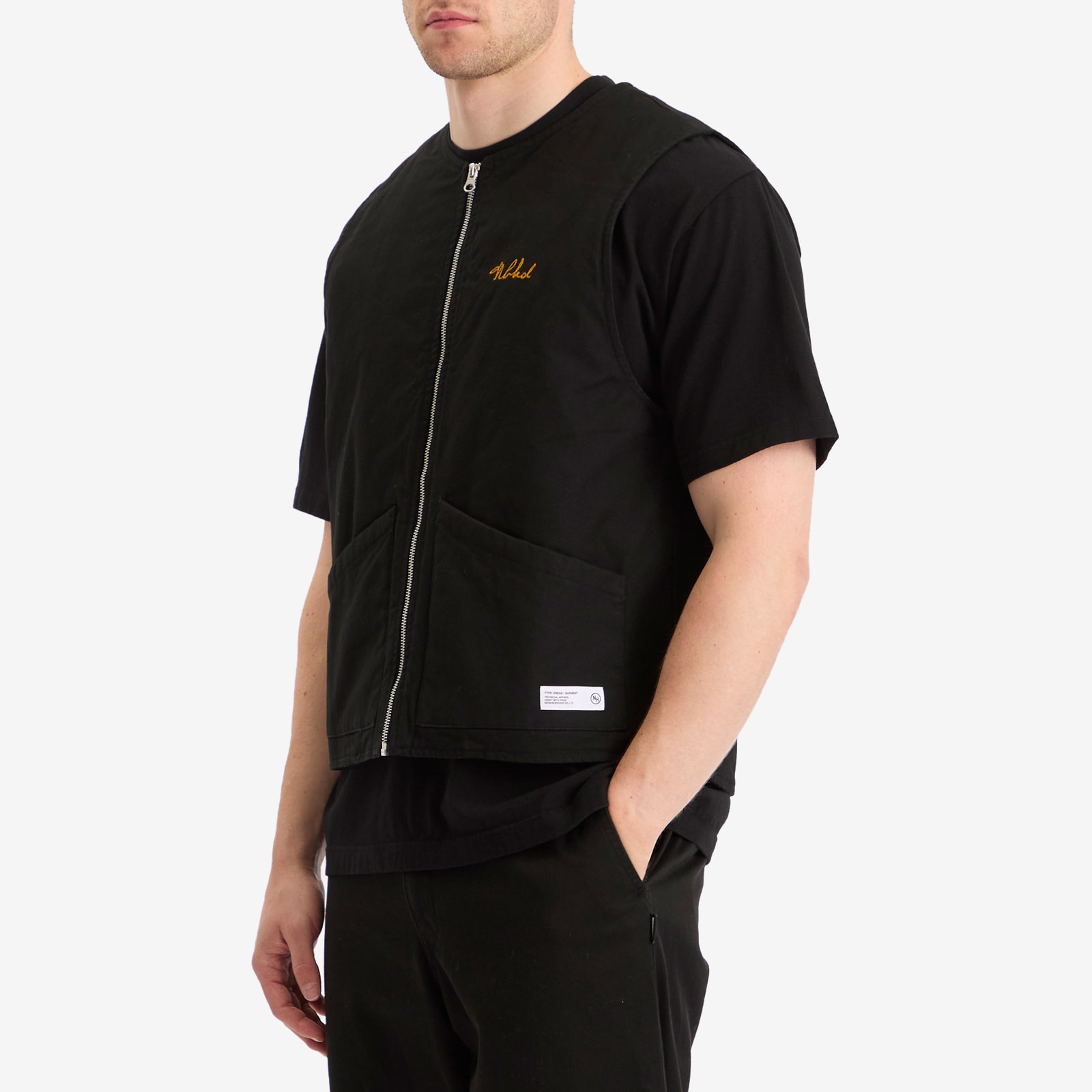 Neighborhood Men's Padded Work Vest Black - Curated Menswear