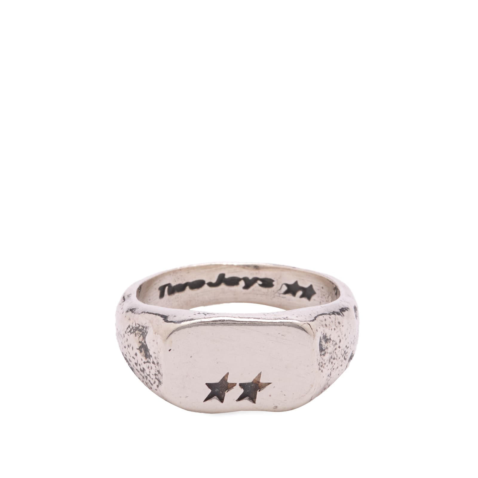 TwoJeys Men’s Elongated Ring Silver