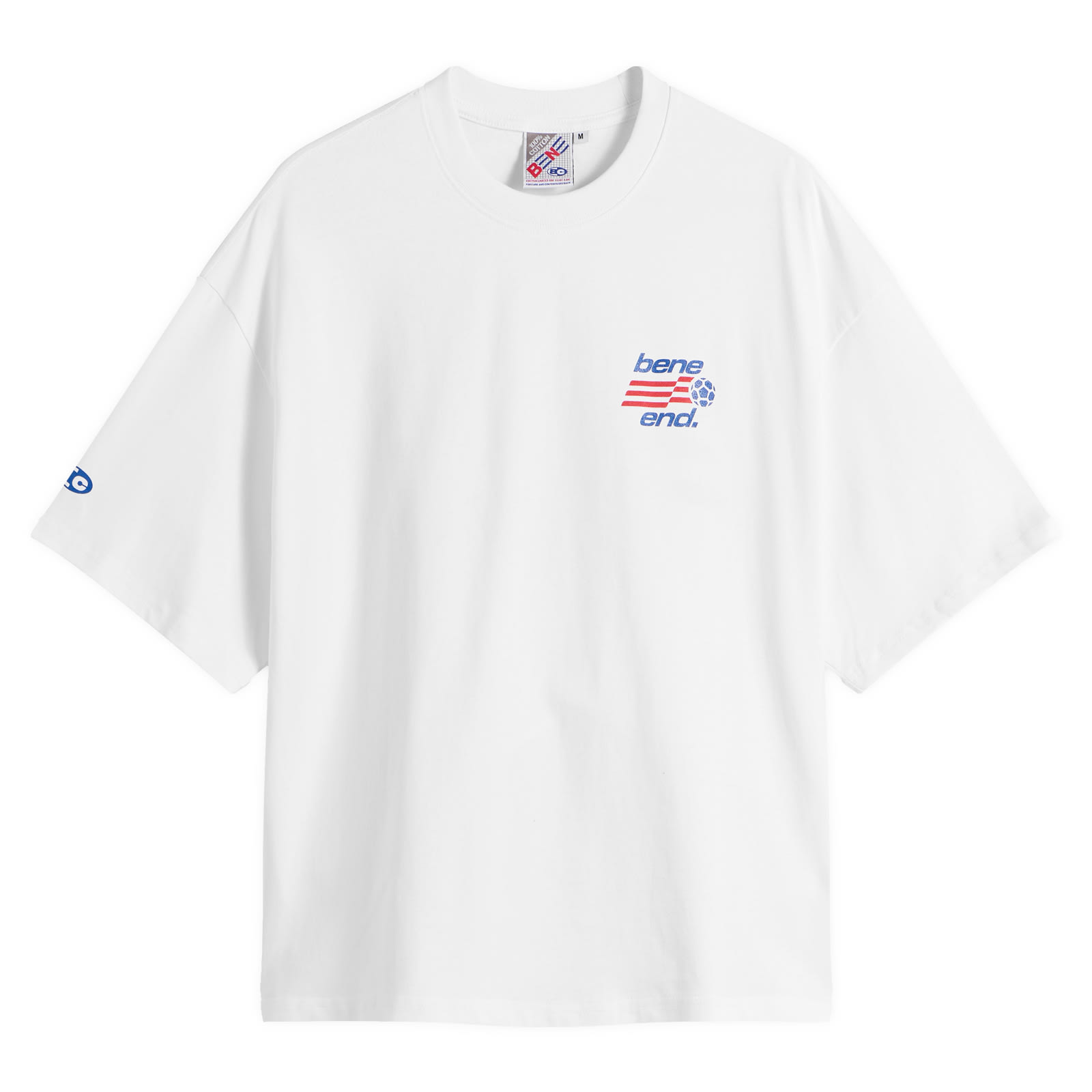 Bene Culture — Bene Culture END x . 94 T-Shirt in White, Size Medium