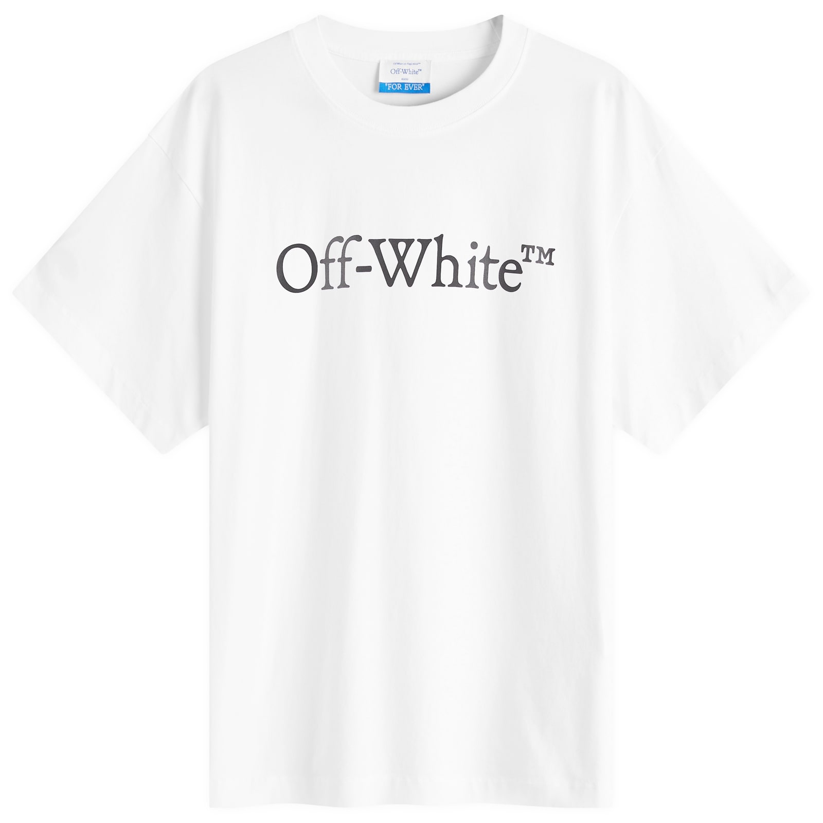 Off-White Men's White Off- Bookish Skate T-Shirt Small