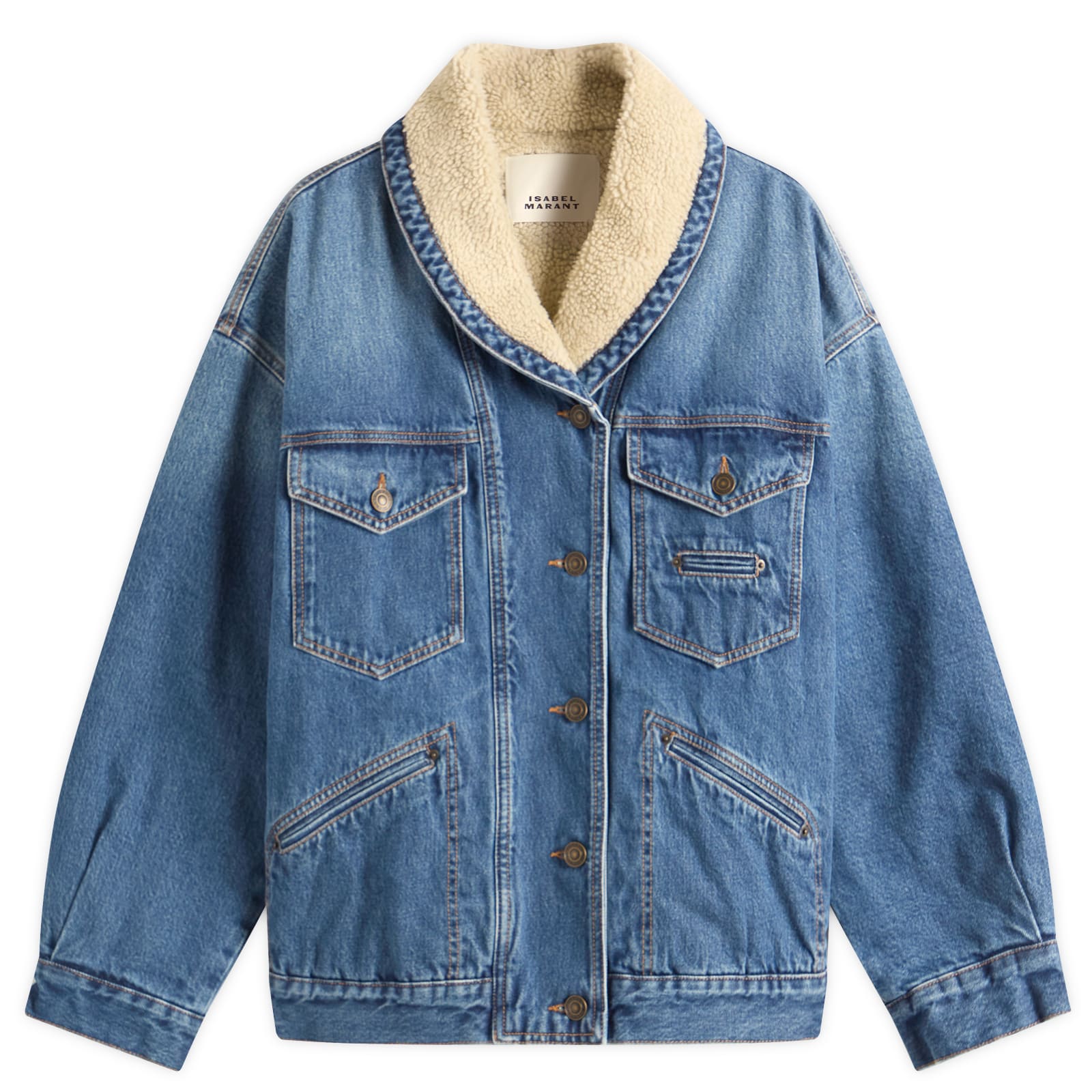 Isabel Marant Pimia Denim Jacket Blue | END. (US)