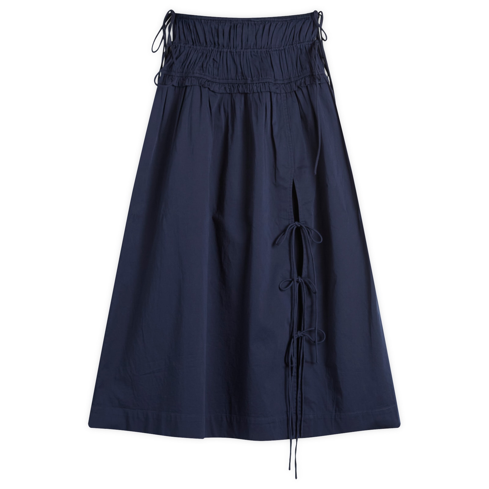 Damson Madder Charlotte Midi Skirt Presented by END. Navy