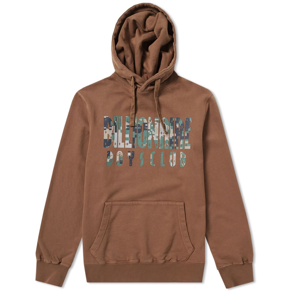 Billionaire Boys Club Overdye Digi Camo Popover Hoody Brown | END. (US)