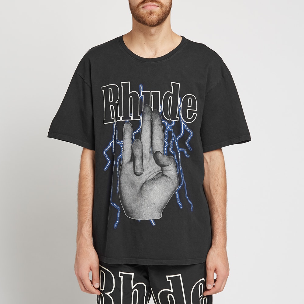 Rhude t shirt hand clearance