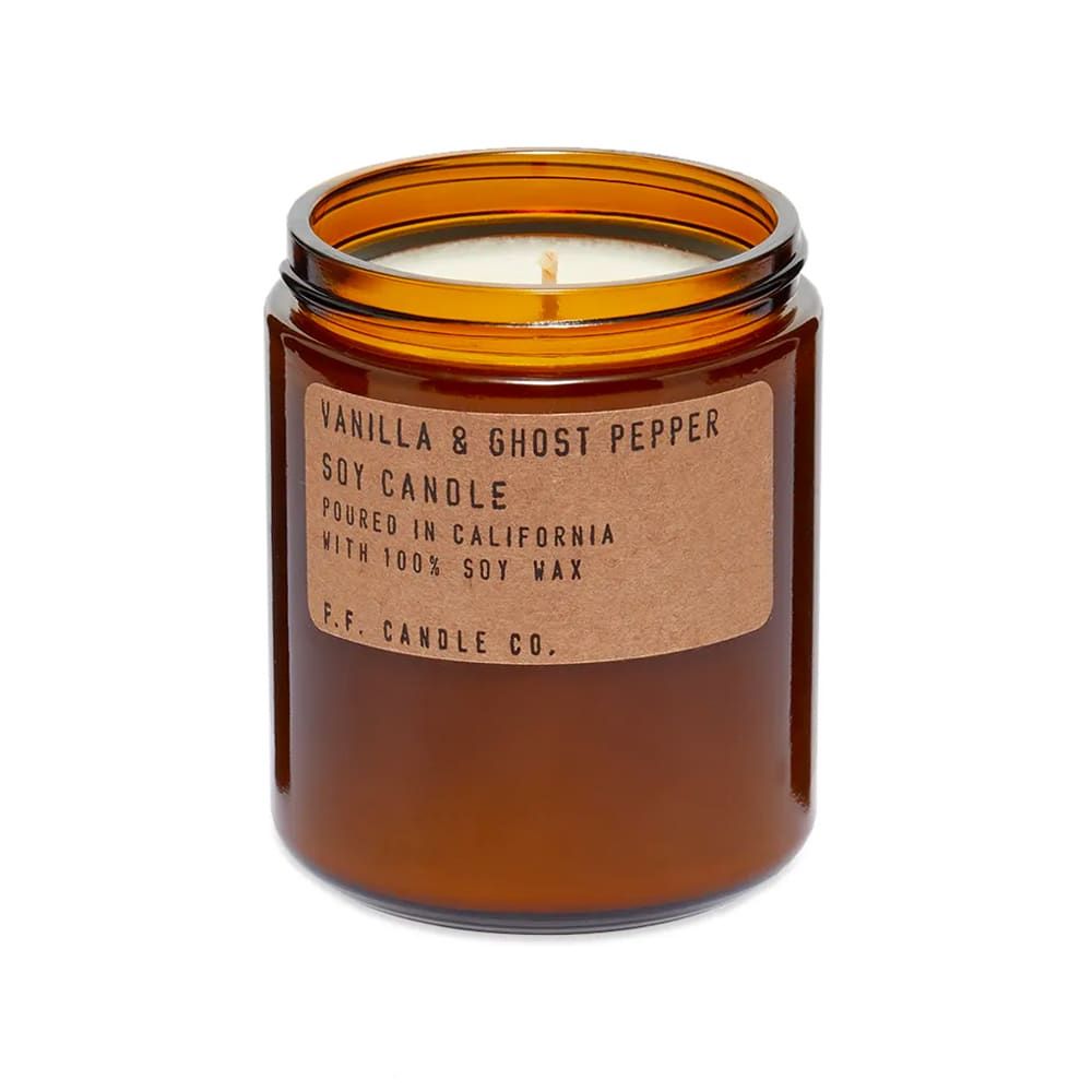 P.F. Candle Co Vanilla & Ghost Pepper Soy Candle 204G END.