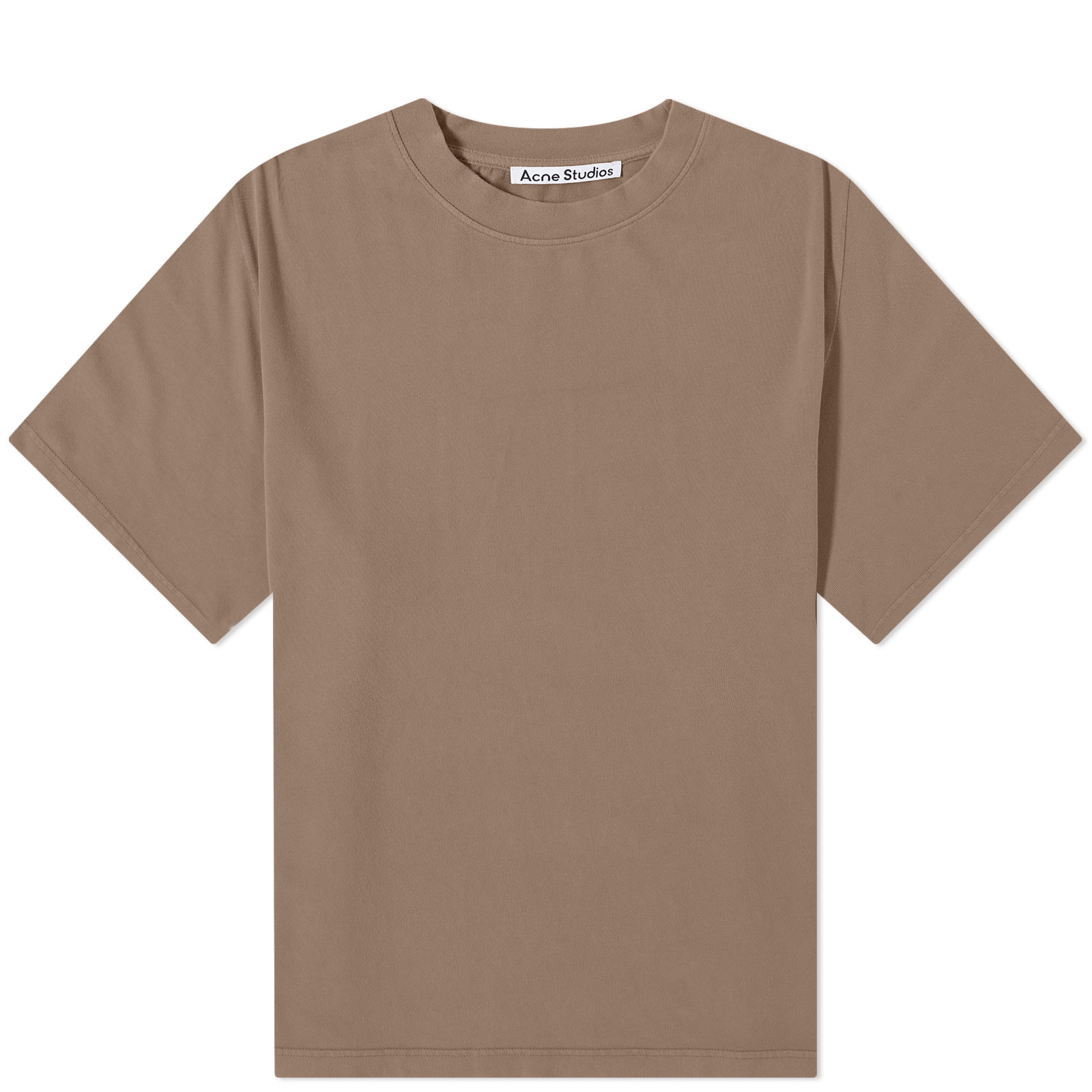 Acne Studios｜ (CL0218 ADB) Acne Studios - Crew neck t-shirt - Relaxed fit - Concrete grey