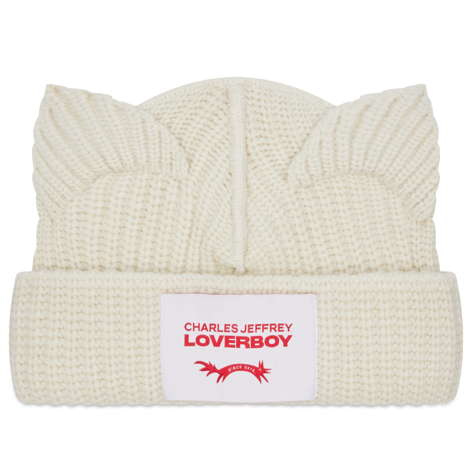 Charles Jeffrey Chunky Ears Beanie Ecru | END. (US)
