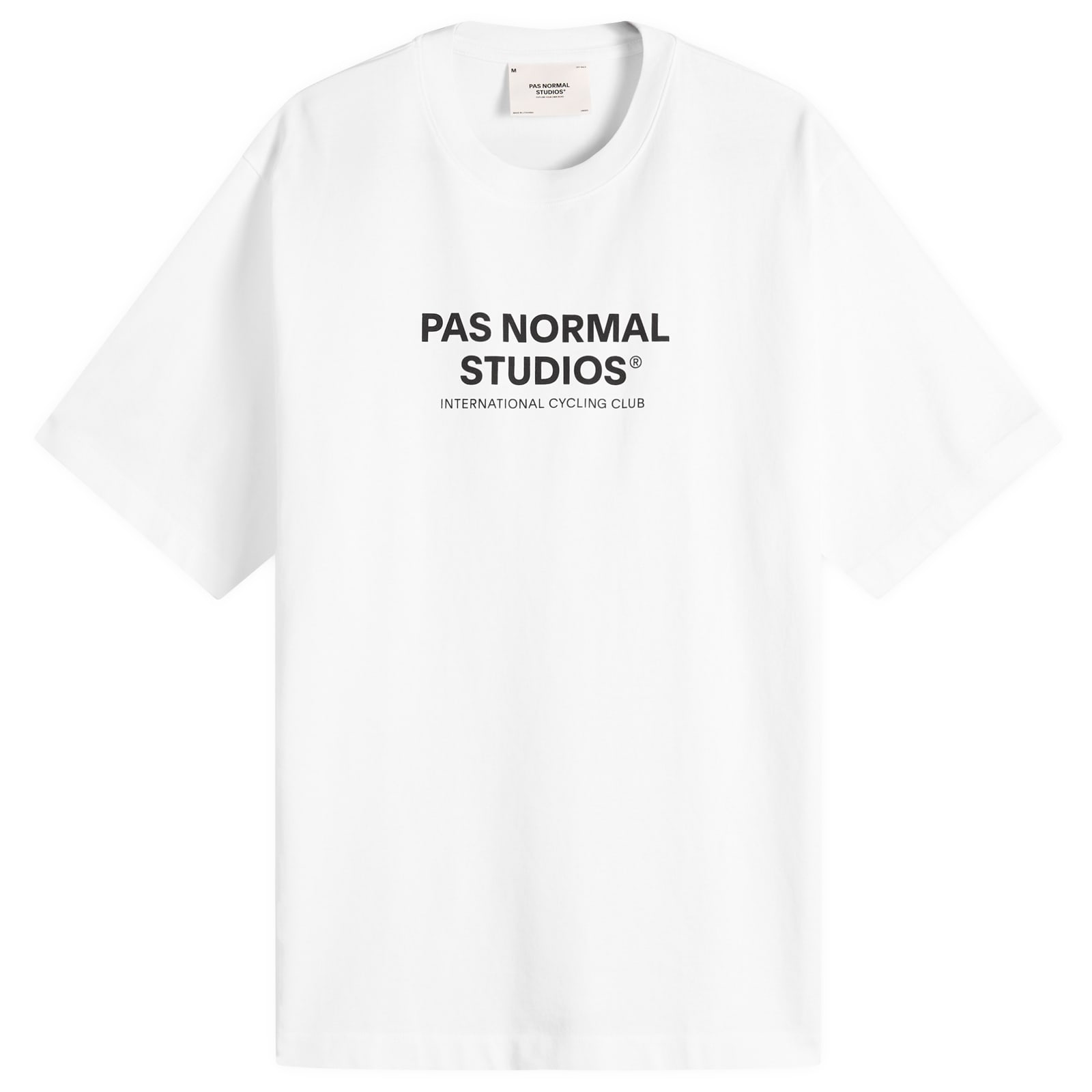 Pas Normal Studios Men’s Off-Race Logo T-Shirt White