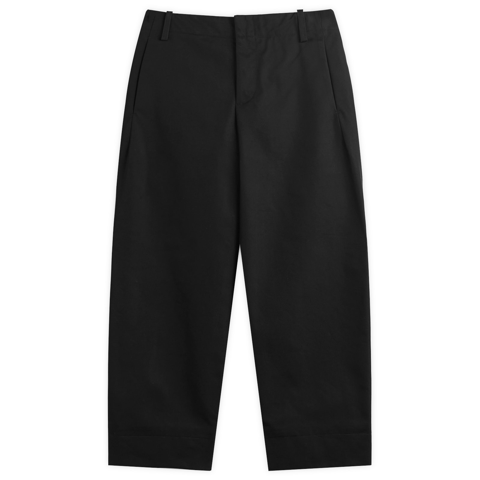Jacquemus Men's Black Marino Cotton Blend Trousers