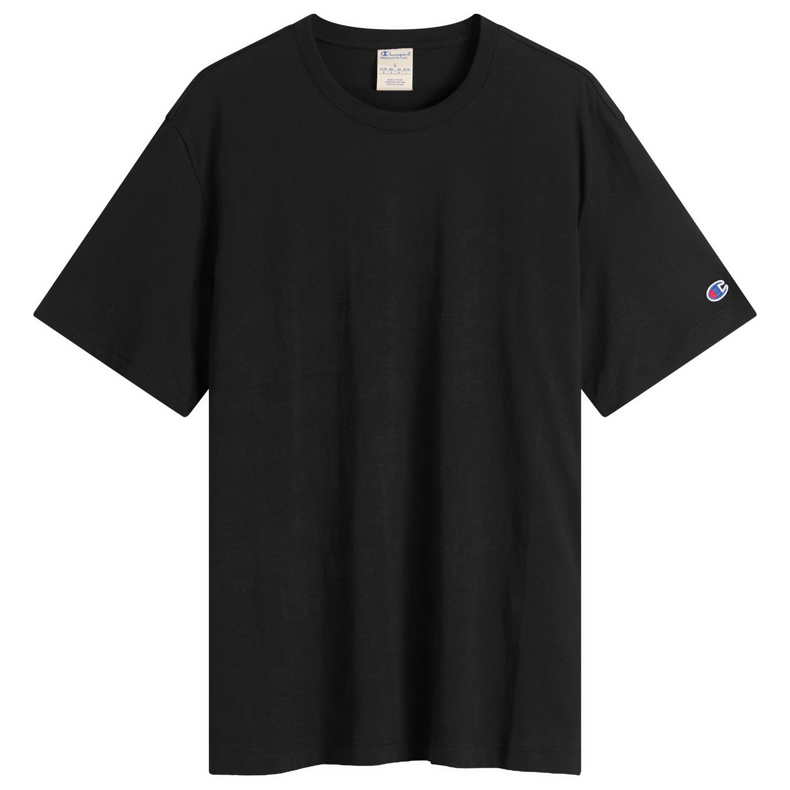 Champion Men's Black Reverse Weave Loose Fit T-Shirt