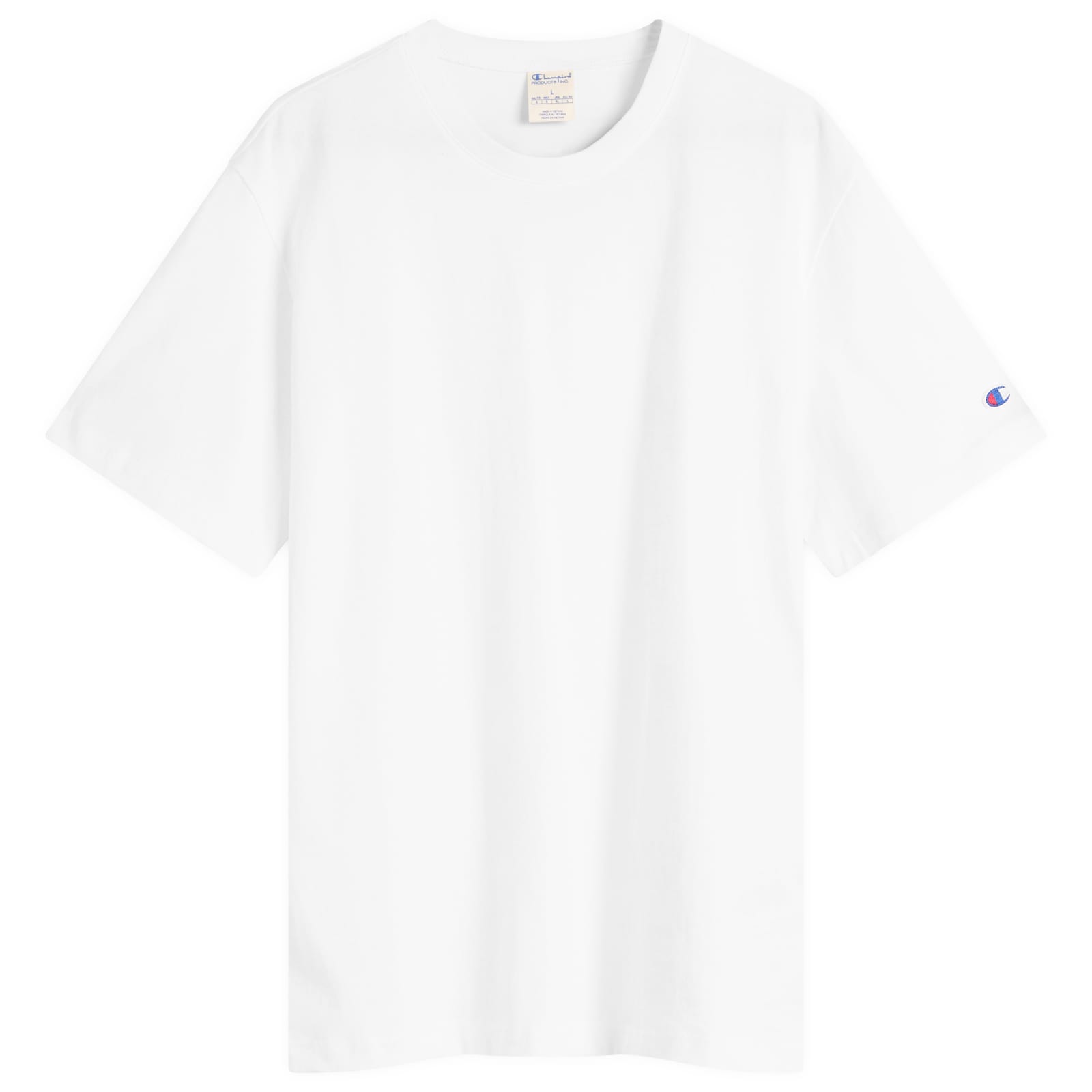 Champion Men's White Reverse Weave Loose Fit T-Shirt
