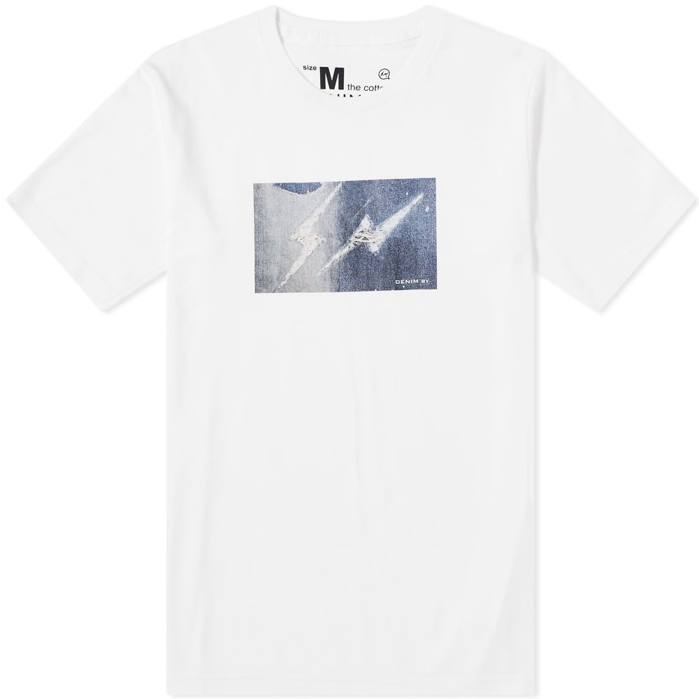 Denim by Vanquish & Fragment Denim Print Tee White | END. (AR)