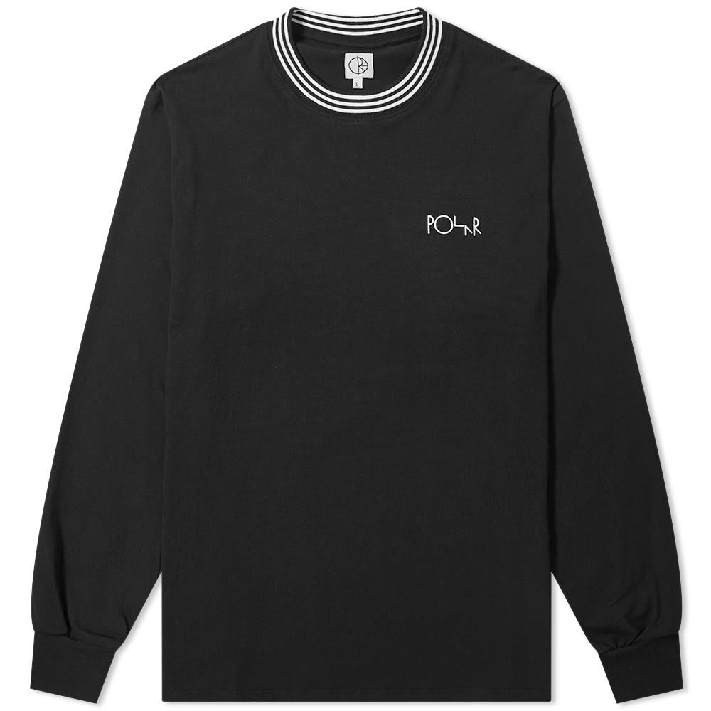 Continuing to make skate-ready staples for the modern man, Polar Skate Co. present this simply styled tee in black. Embroidered to the chest with the Swedish label’s moniker, the long-sleeved silhouette is comfortably framed with ribbed knit to the edges, providing a snug fit with every wear. 
 
100% Cotton 
Embroidered Branding 
Ribbed Trims 
Made in Portugal