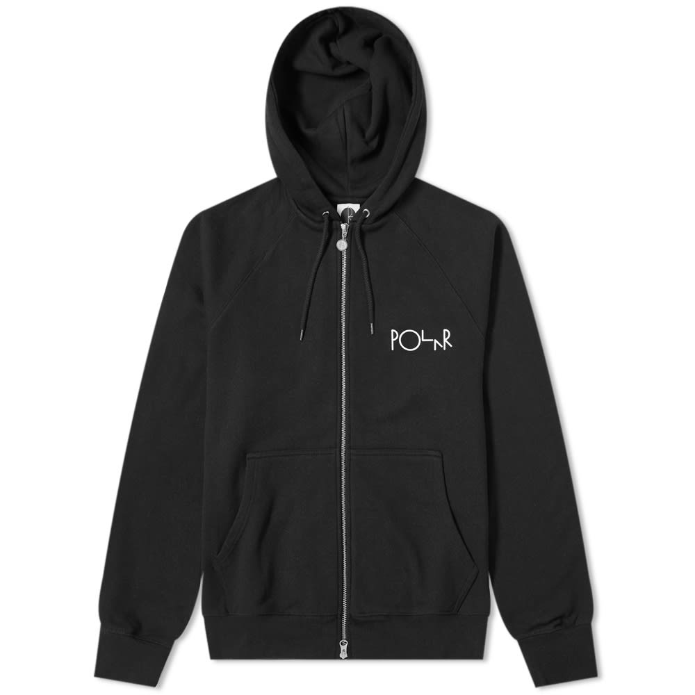 Echoing their fuss-free approach to menswear, Polar Skate Co. deliver this minimalist zip-up hoody. Featuring a cosy hood, the slick casual wear is an easy-to-wear layer that can be thrown over anything to add instant warmth, comfort and style. 
 
70% Cotton, 30% Polyester 
Fleeceback Jersey
Drawstring Hood 
Raglan Sleeves 
2-Way Zip Closure 
Split Kangaroo Pocket 
Printed Branding 
Ribbed Trims