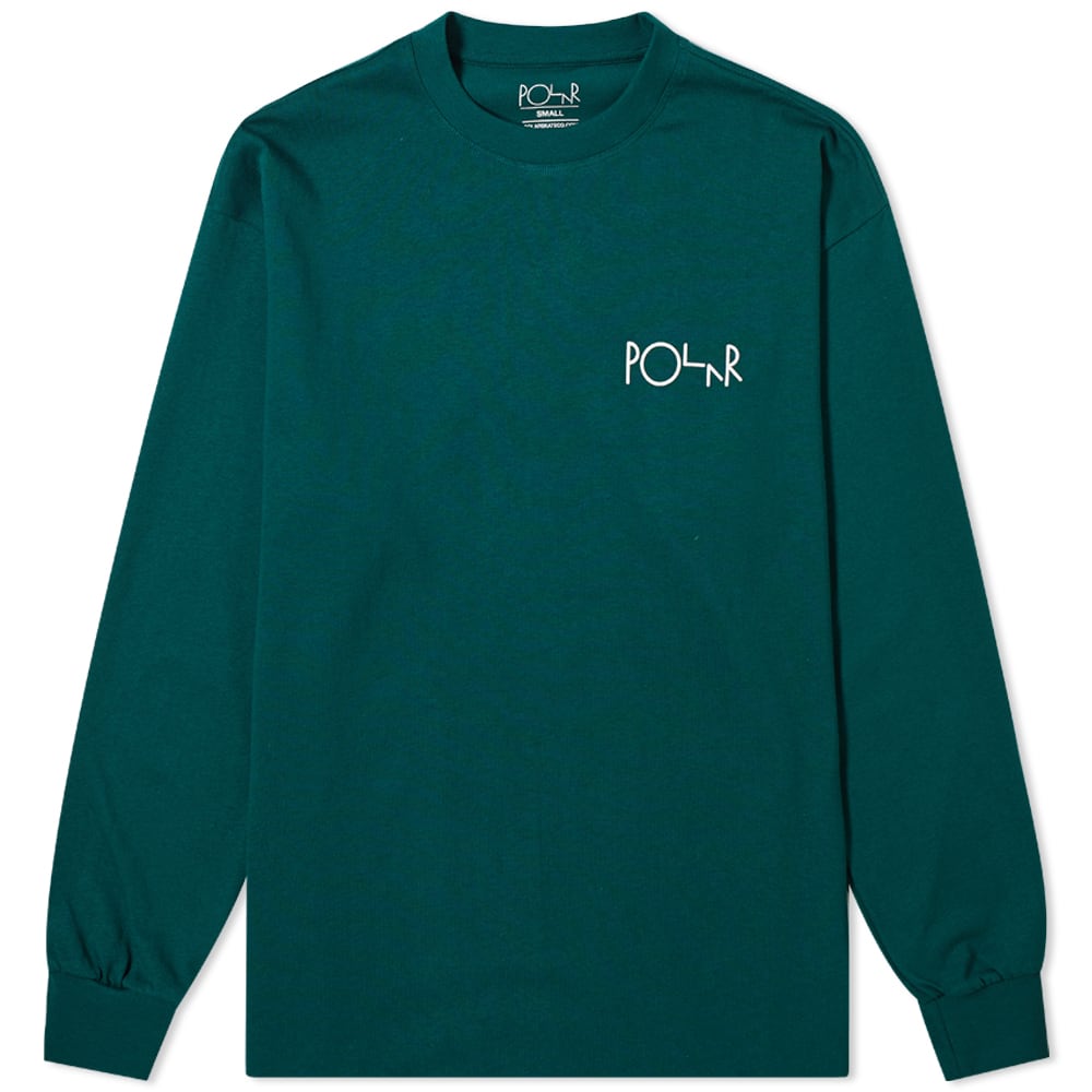 Kitted out in a rich dark green, this long-sleeved tee from Polar Skate Co. will fall effortlessly into your staple wardrobe rotation. Minimally styled, the back is decorated with the Swedish label’s circular stroke graphic, whilst ribbed trims to the outer provide a comfortable finish. 
 
100% Cotton 
Printed Branding 
Ribbed Trims 
Made in Portugal