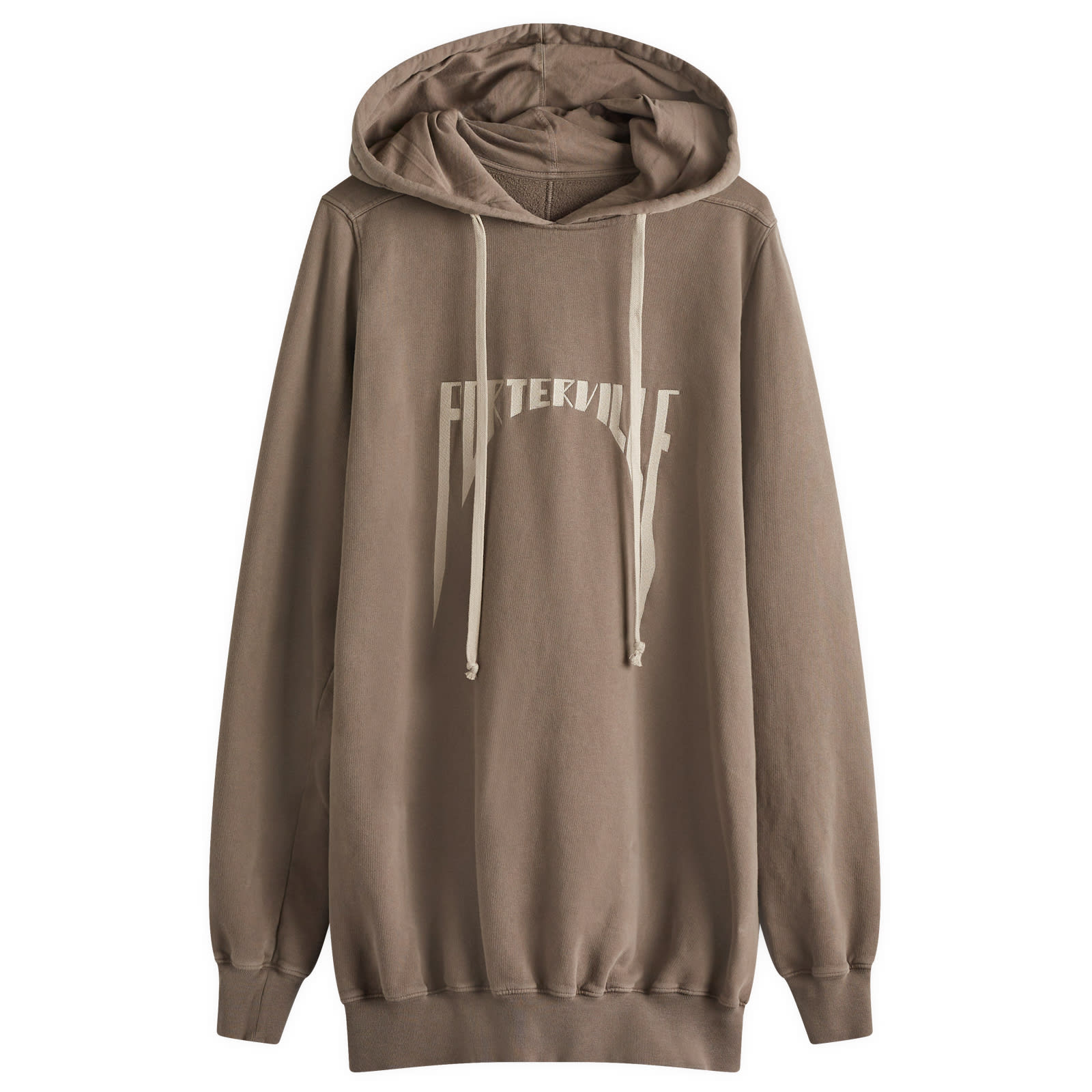 Rick Owens Porterville Popover Hoodie Dust & Pearl | END. (SE)