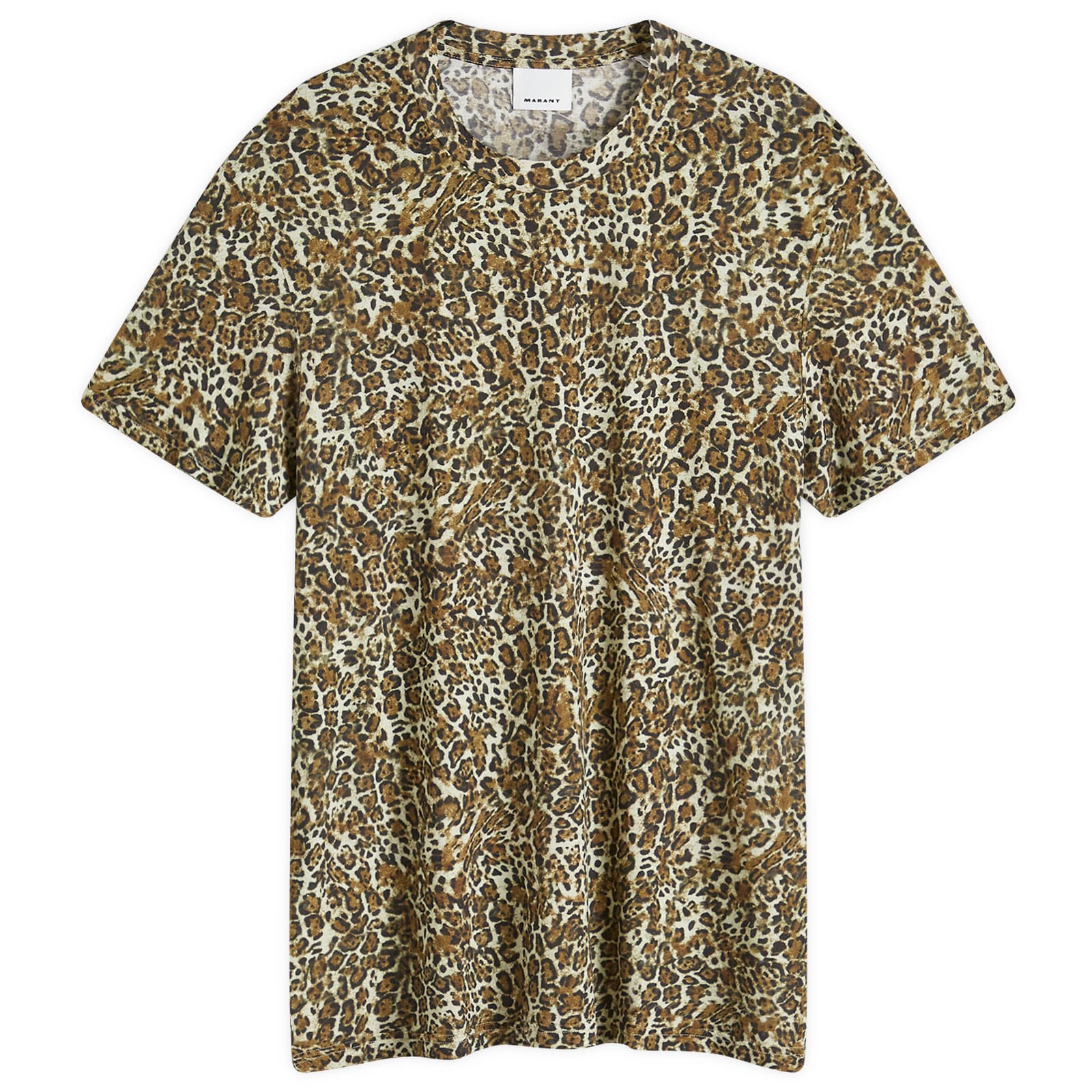 Isabel Marant Men’s Luk Leopard Print T-Shirt