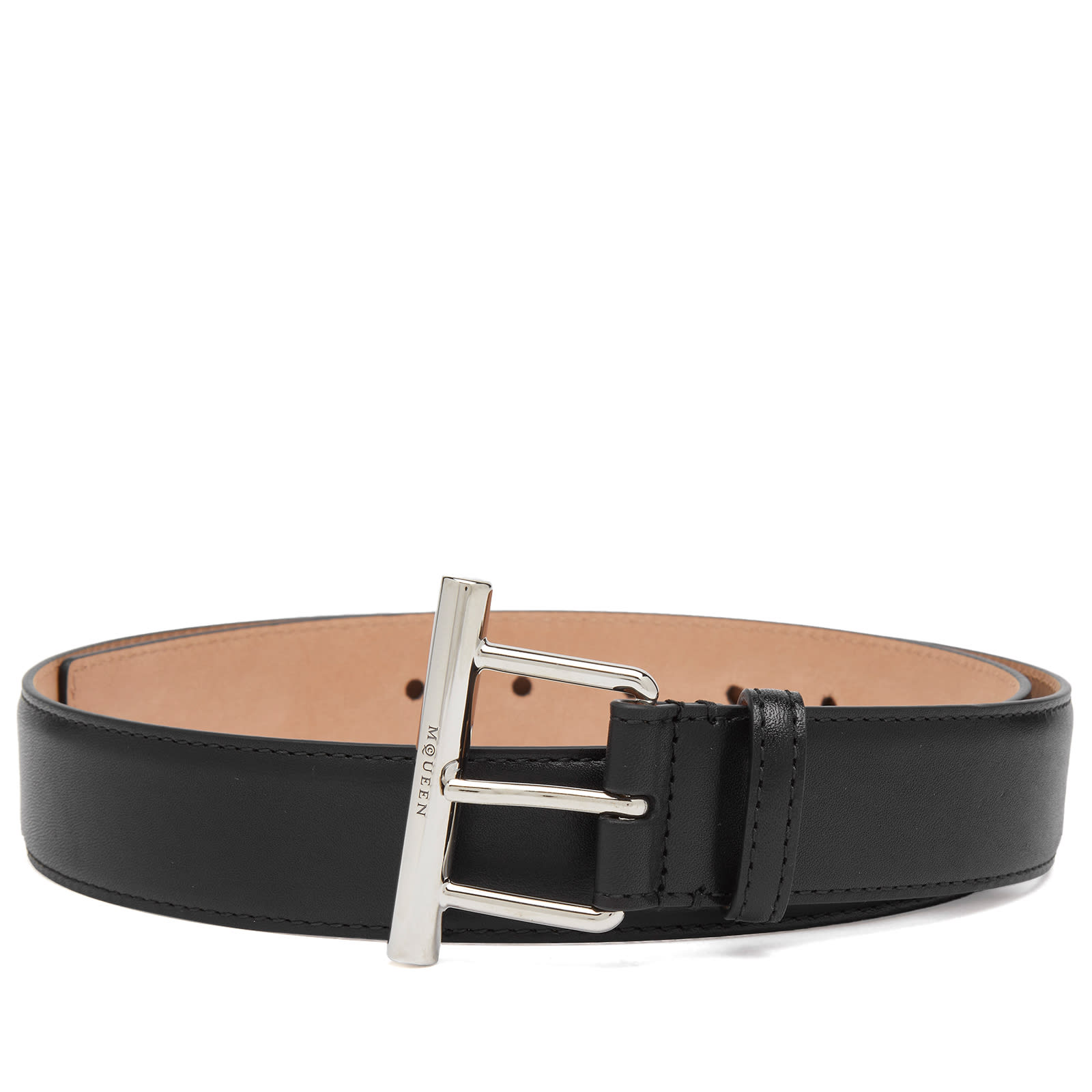 Alexander McQueen Sling Belt Black & Silver | END. (US)