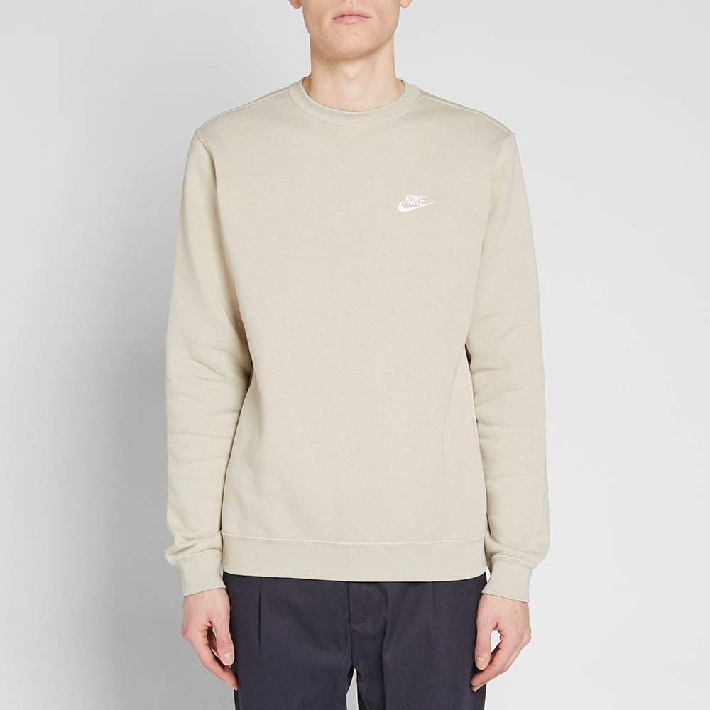 Nike Club Crew Sweat String & White | END. (US)