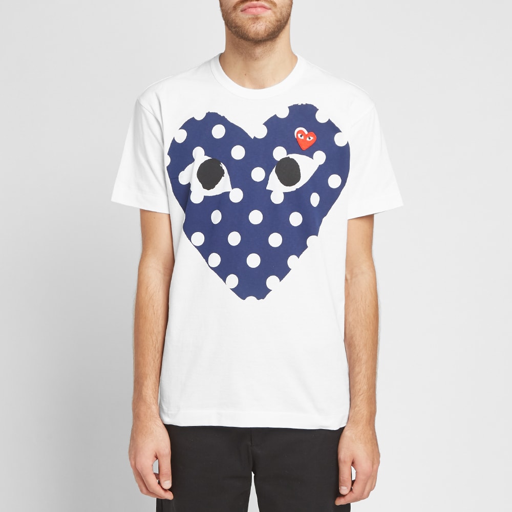 heart polka dot shirt