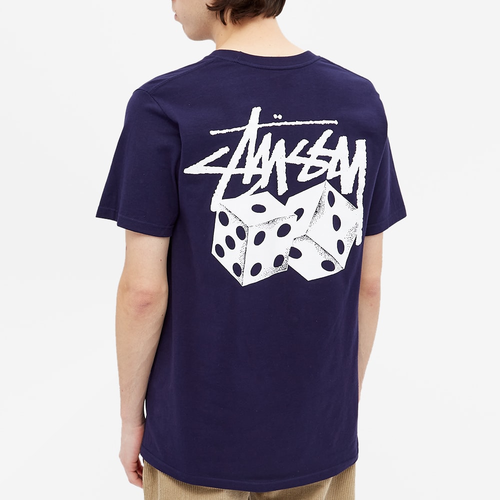 stussy pair of dice tee