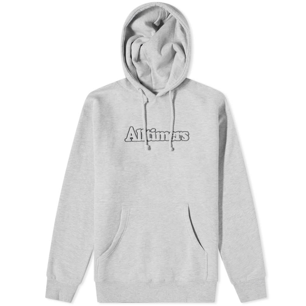 Alltimers Tonal Embroidered Broadway Hoodie Heather Grey