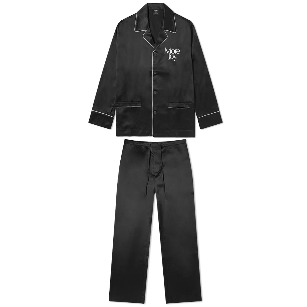 More Joy Silk Pyjama Set Black END.