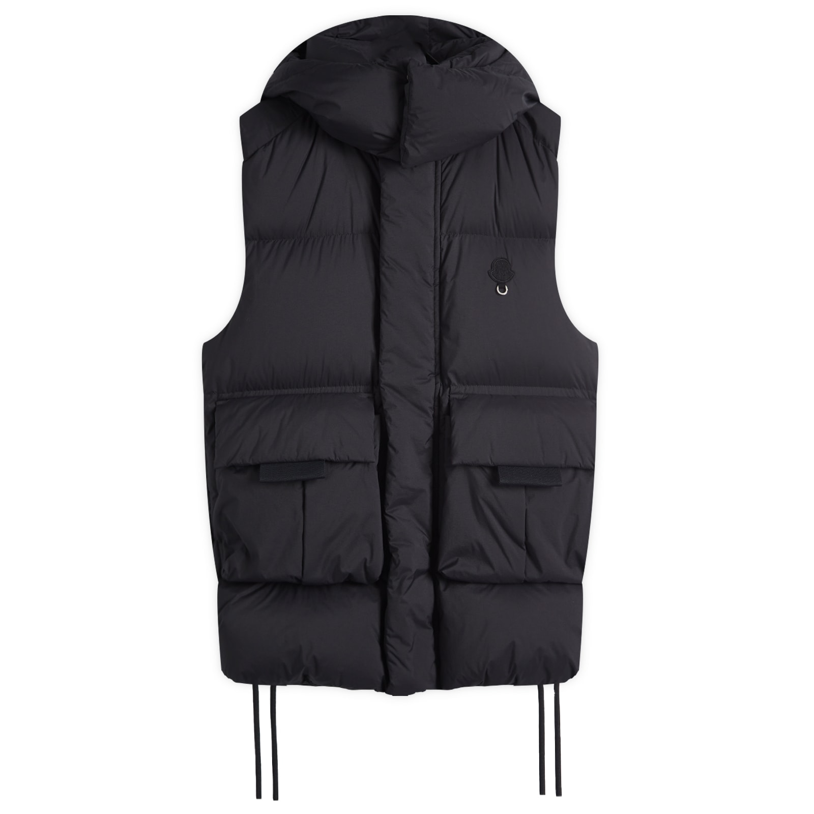 【送料&関税込】Moncler X Willow Smith Sabela Down Vest Moncler Genius: Moncler x Willow Smith Black Sable Down Vest