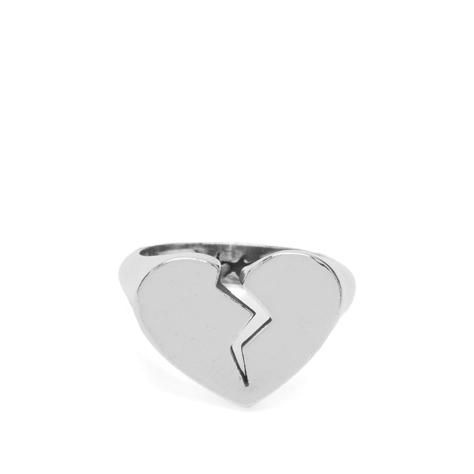 TwoJeys Men’s Broken Heart Ring Sterling Silver