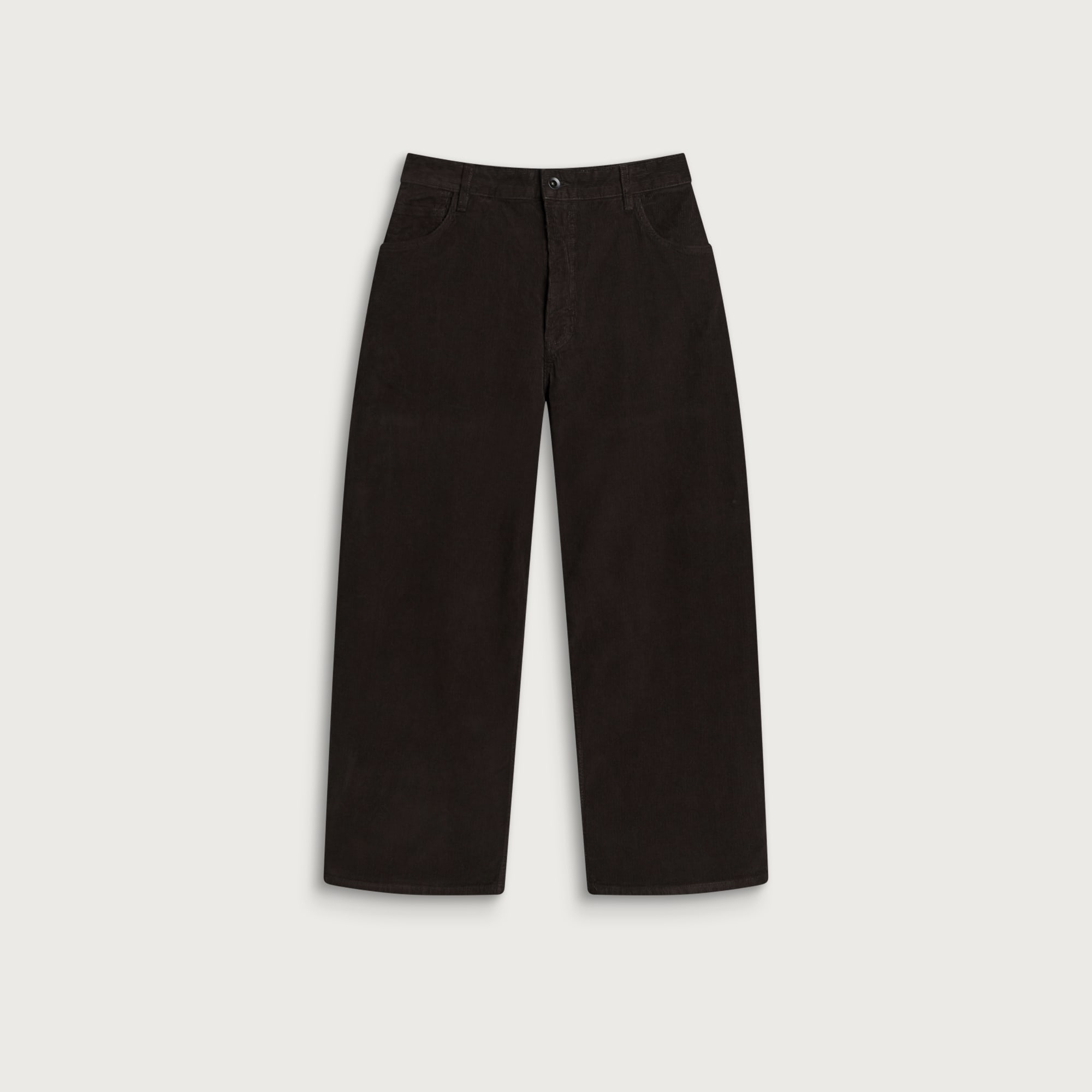 Studio Nicholson Men’s Paolo Corduroy Volume Pant Coffee
