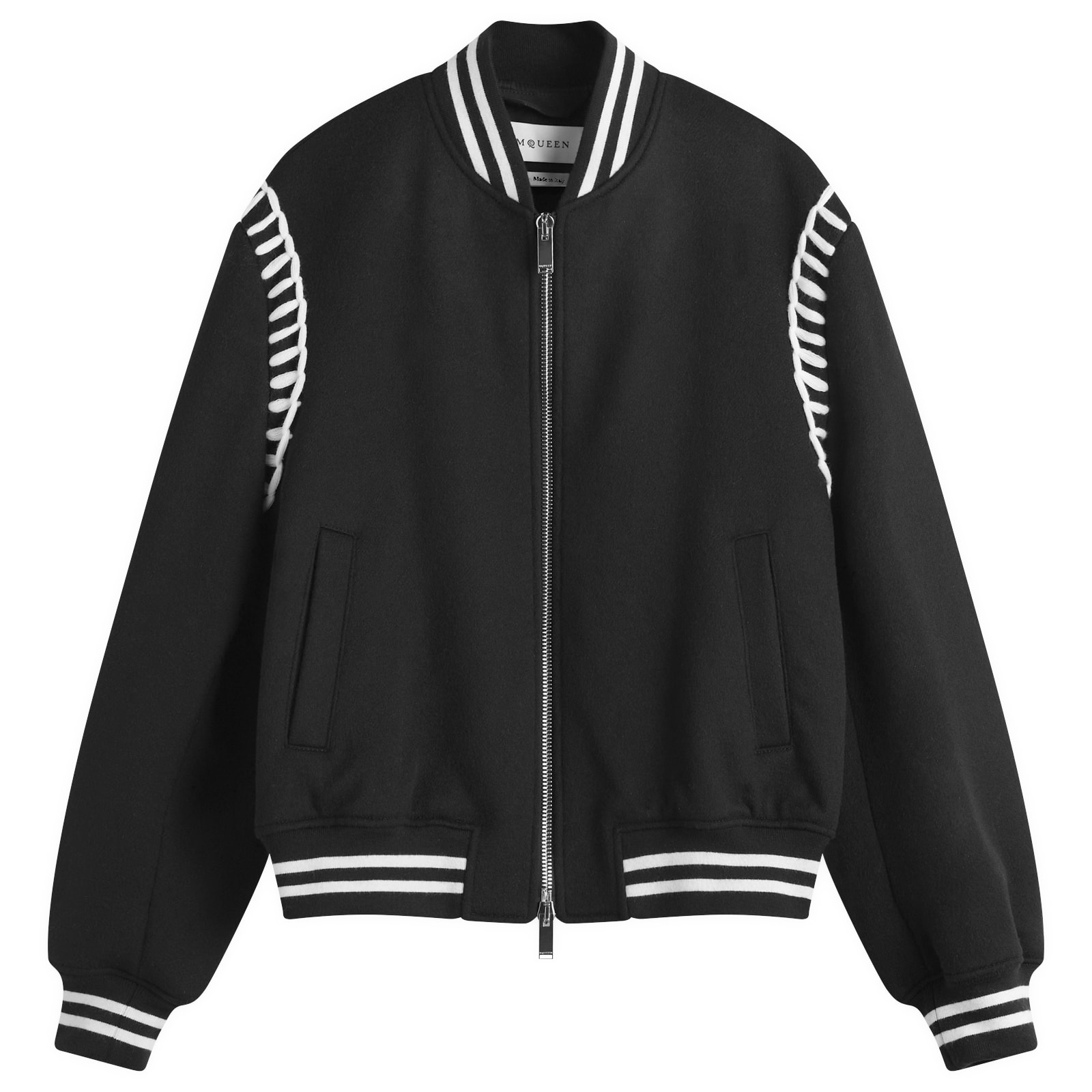 Alexander McQueen Bomber Jacket Black | END. (US)
