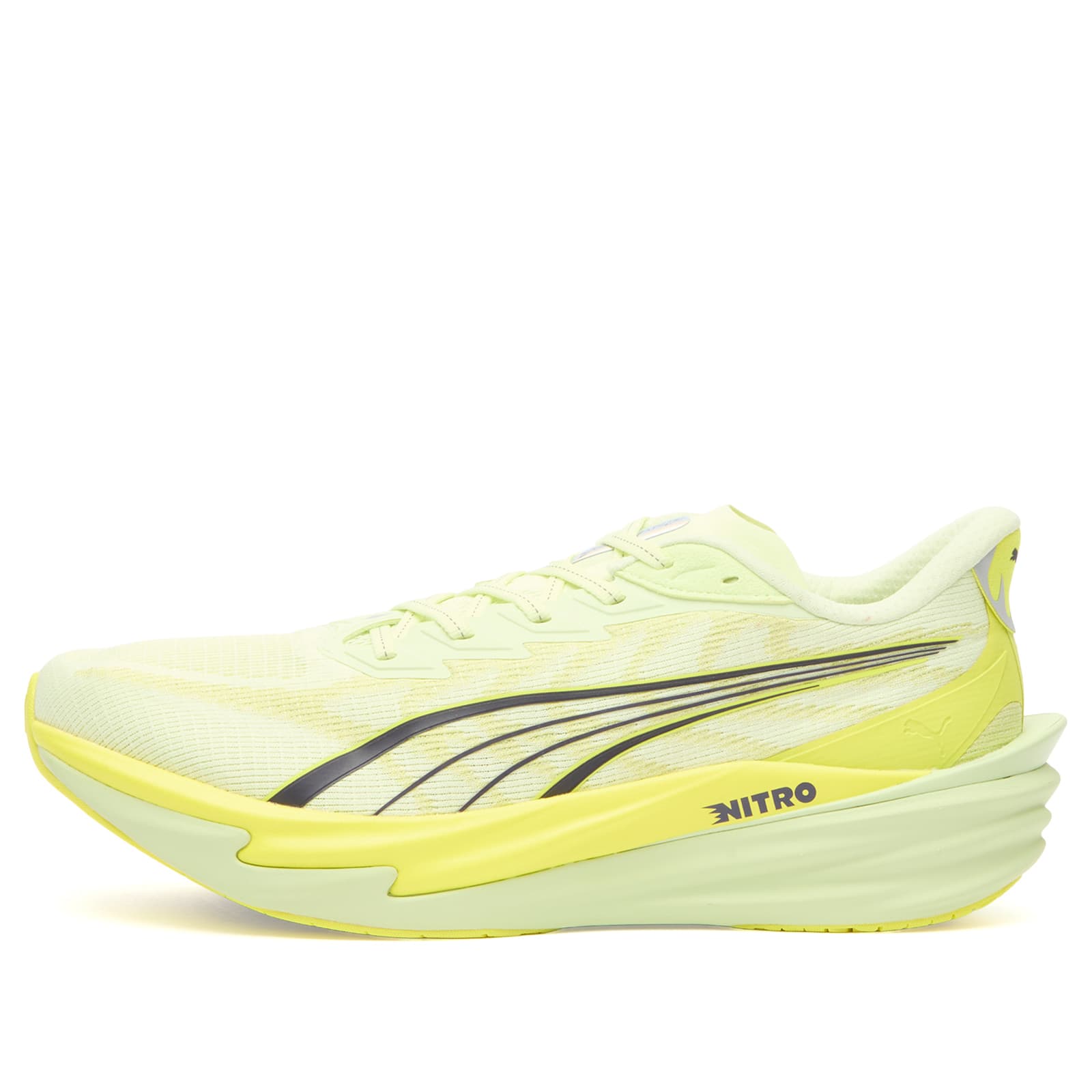 Puma Men's Deviate NITRO 4 Sneaker Apple Spritz/Lux Lime - 312123-04