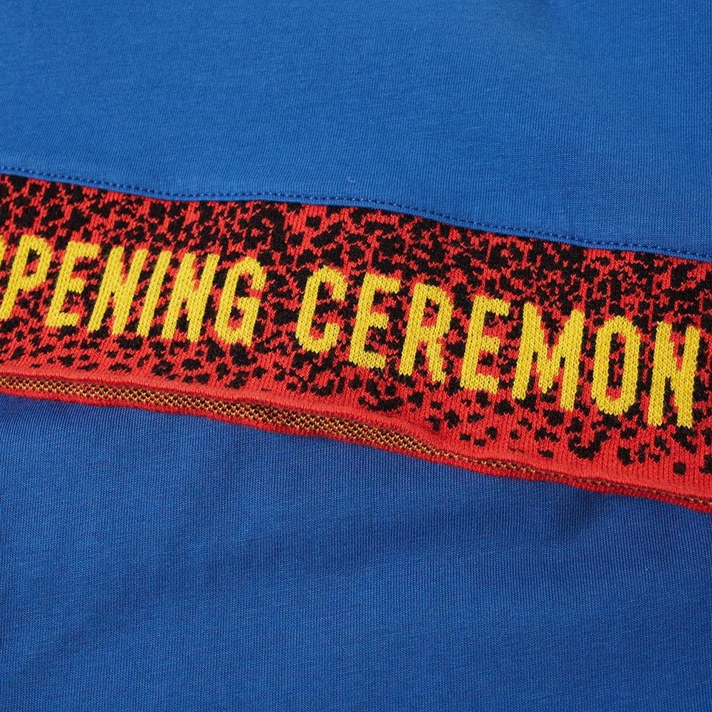 opening ceremony oc elastic logo tee in blue