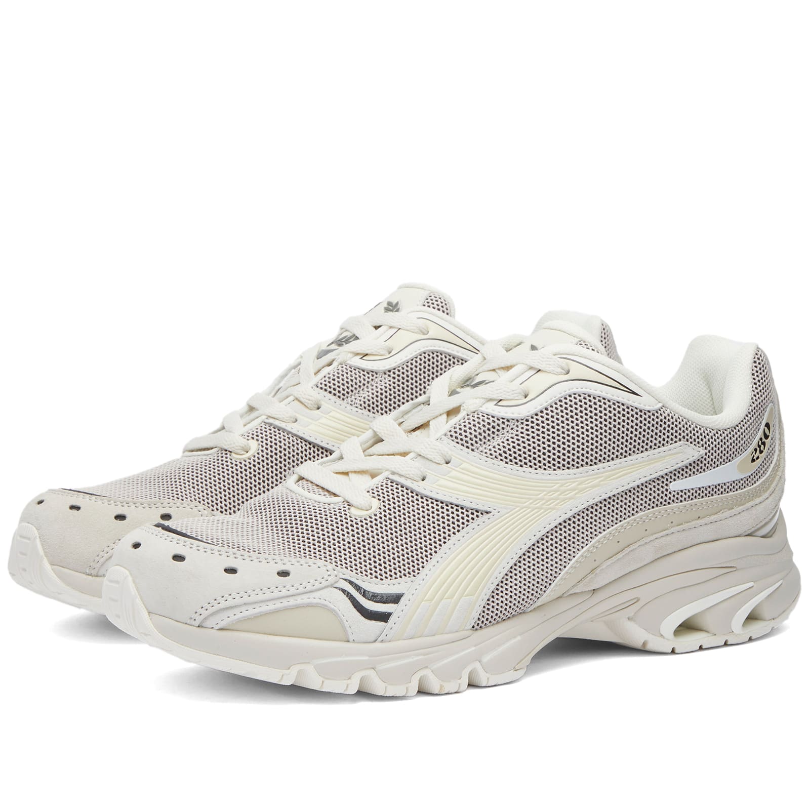 Diadora Men's Mythos Propulsion 280 M2 Suede Fog/Silver Gray - 501-180192-C7444