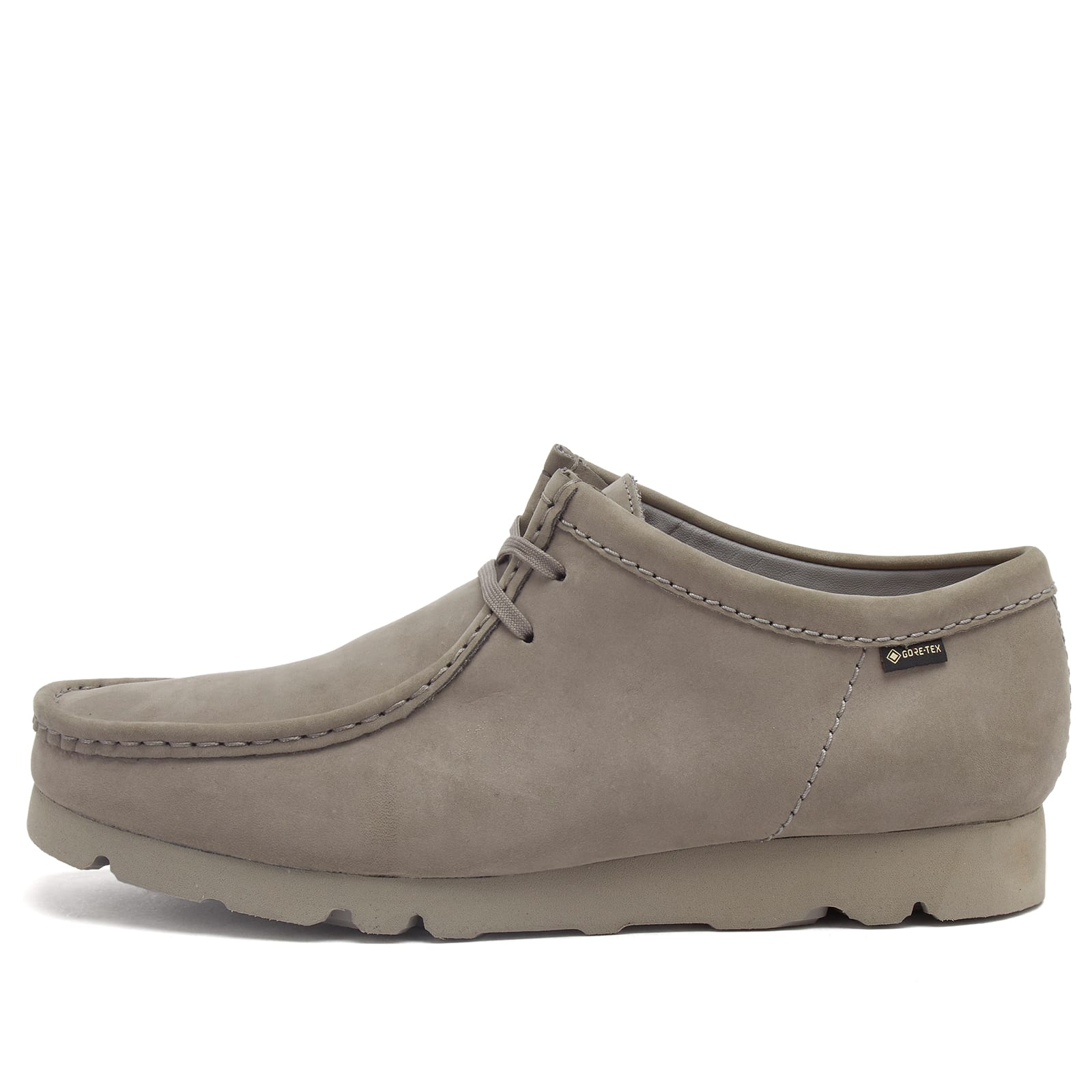 Clarks Originals Men's Wallabee GTX Grey Nubuck - Curated Menswear