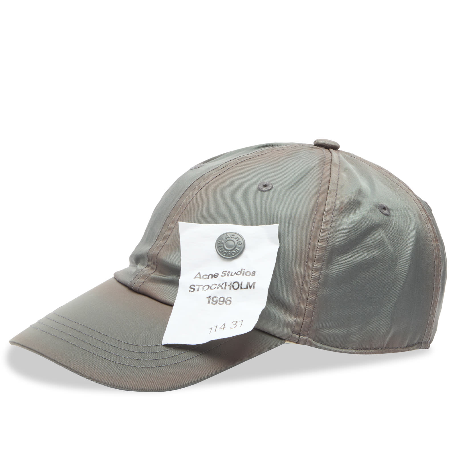 Acne Studios Men’s Cuddy Nylon Cap Stone Grey