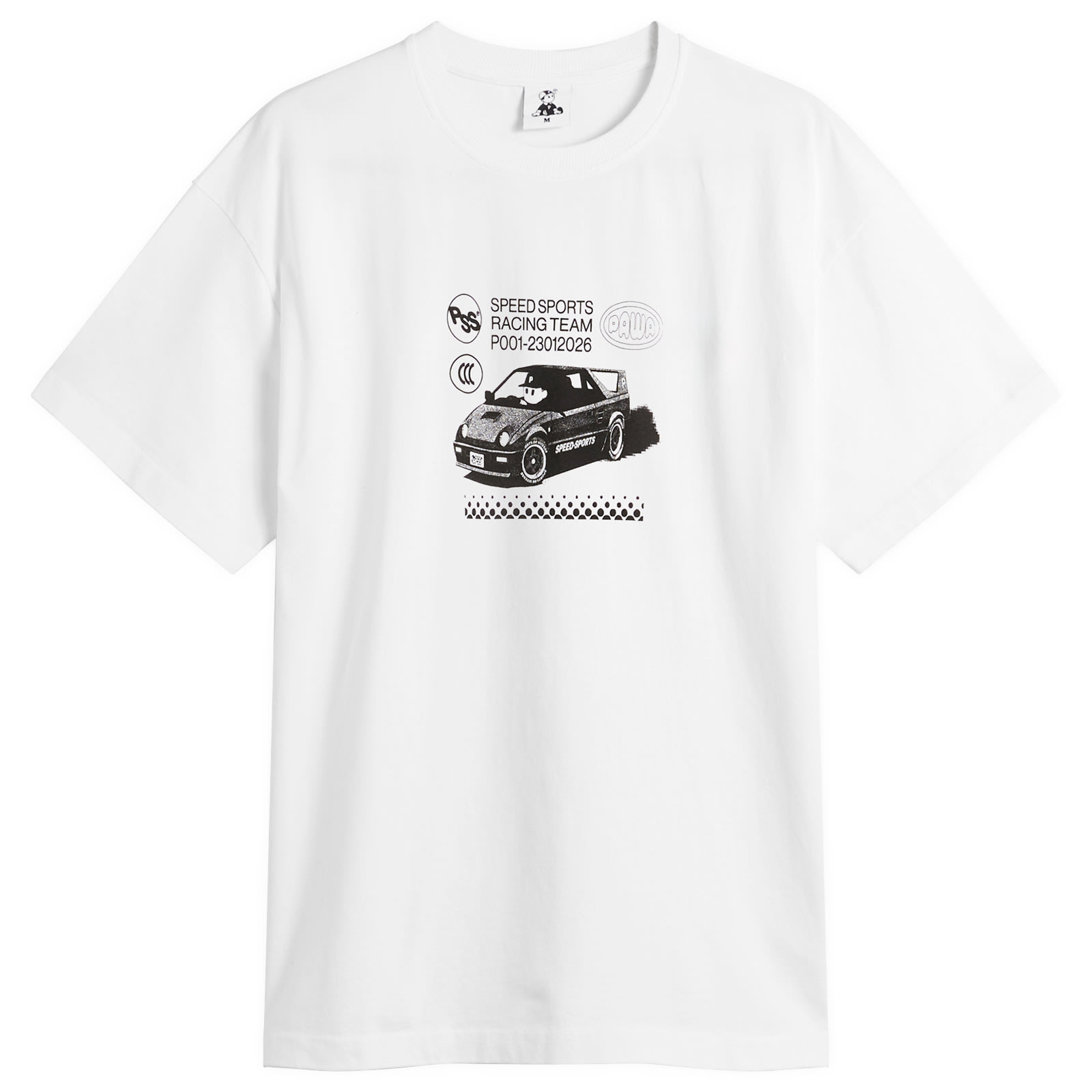 Pawa Speed Sports — Pawa Speed Sports Men's P-Key T-Shirt in White, Size X-Large