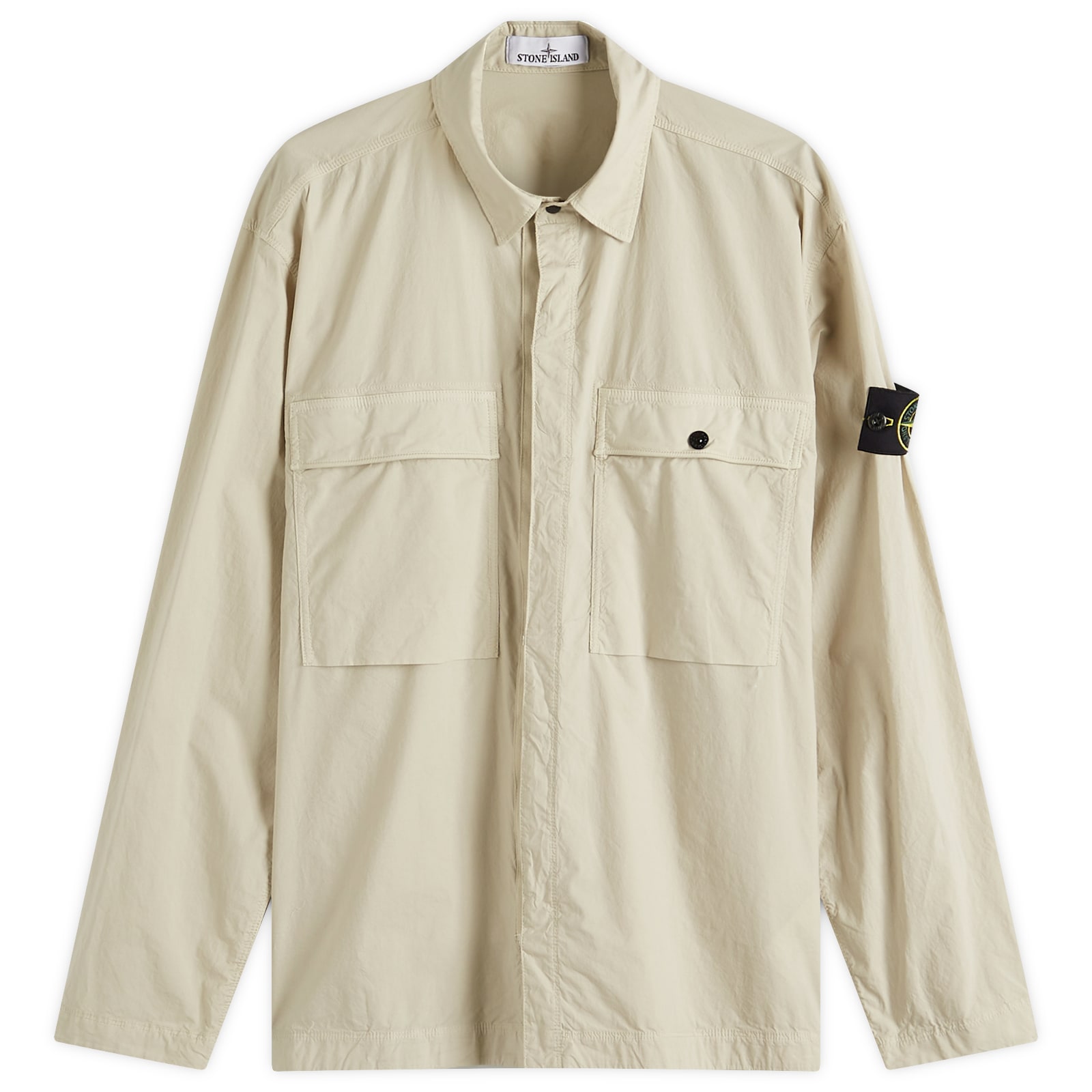 Stone Island Men's Sand Tela Paracadute Shirt Jacket
