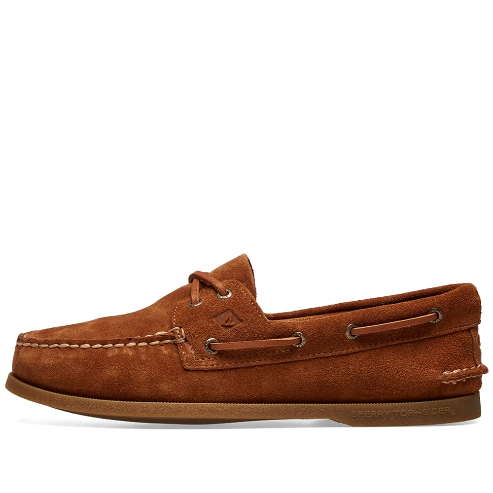 Sperry A/O 2 Eye Suede DK TAN Size 9 Sperry A/O 2 Eye Suede DK TAN Size 9