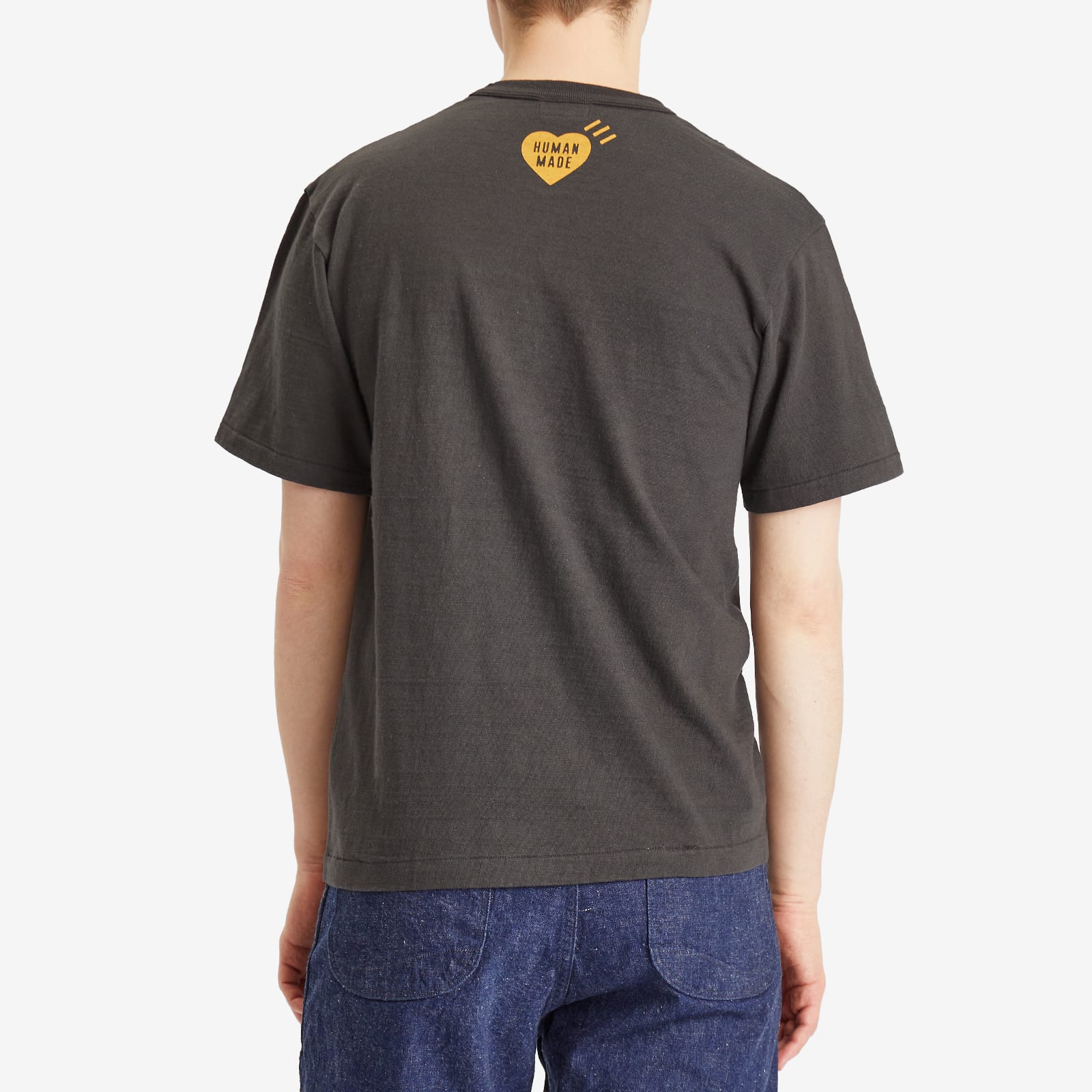 完売必須【HUMAN MADE】Word Heart Graphic T-Shirt Human Made Men's Word Heart Graphic T-Shirt Black - Curated